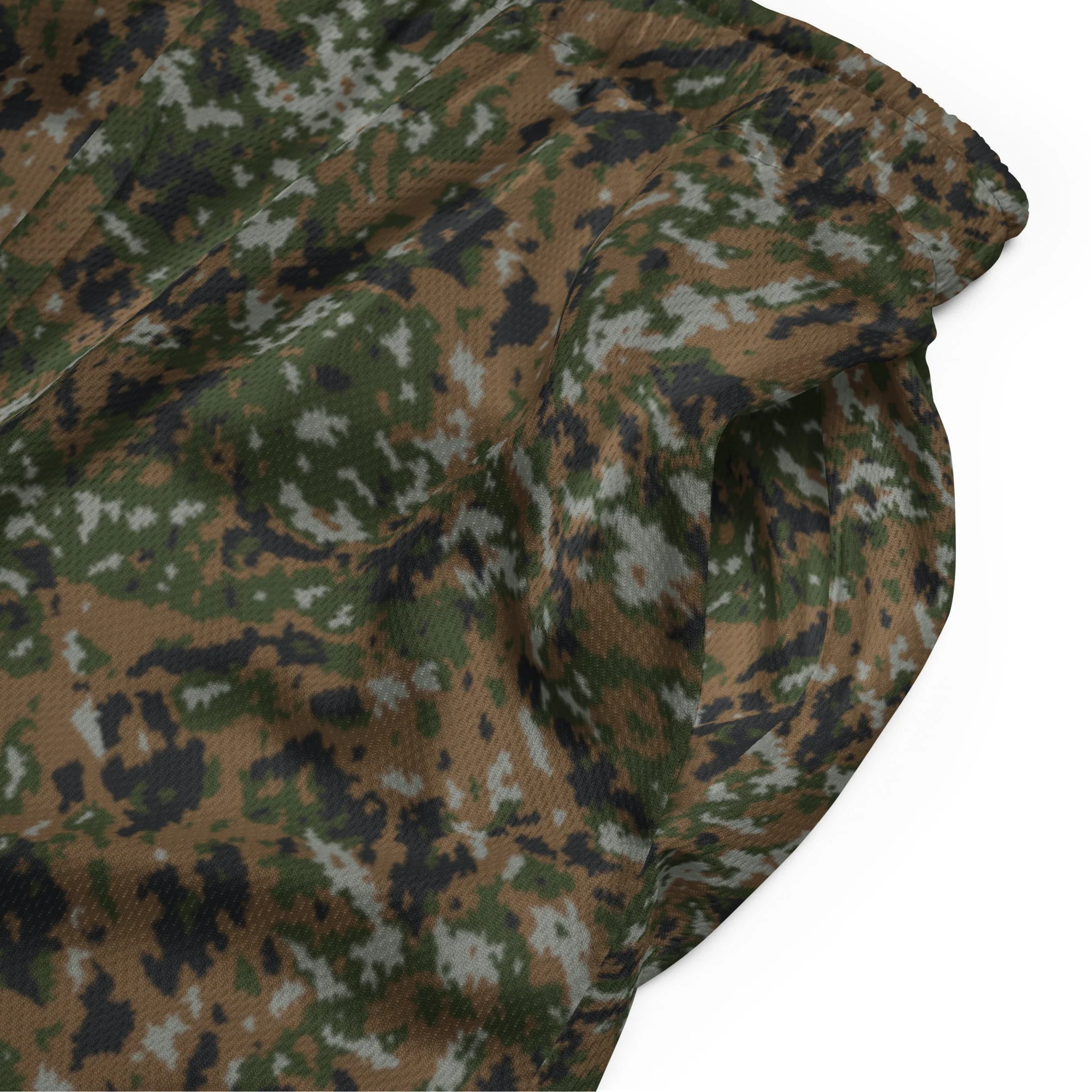 Luxembourg Waldtarndruck CAMO Unisex Mesh Shorts - Image 18