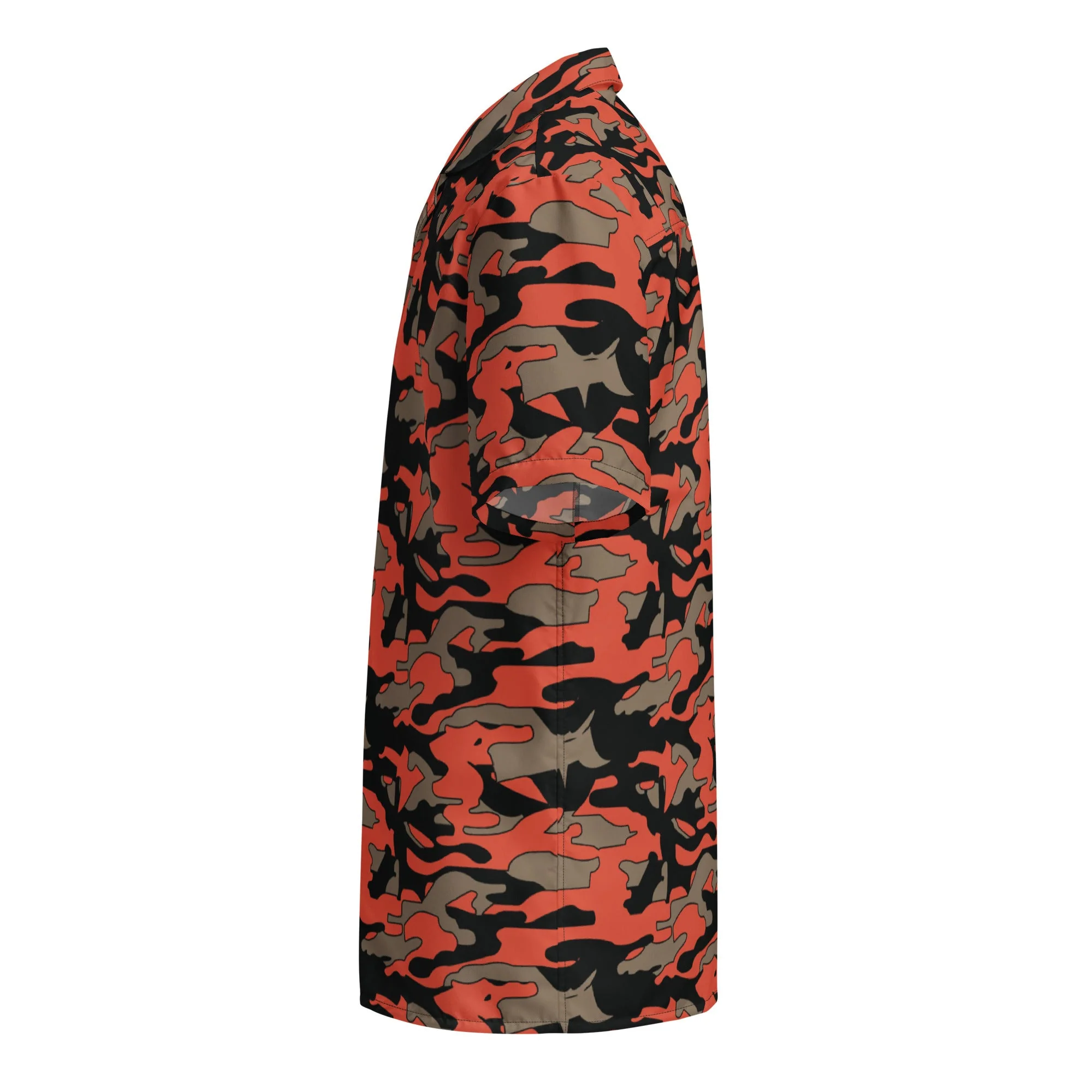 Malaysian BOMBA Firefighter CAMO Unisex Short-Sleeve Button Shirt - Image 10