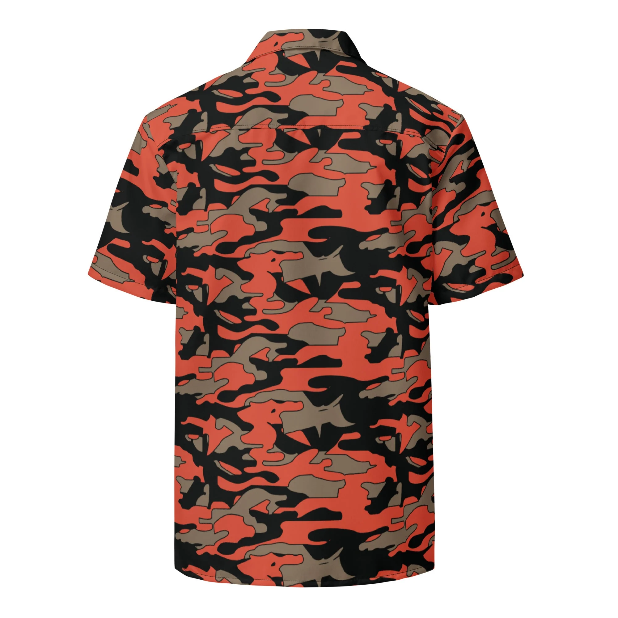Malaysian BOMBA Firefighter CAMO Unisex Short-Sleeve Button Shirt - Image 11