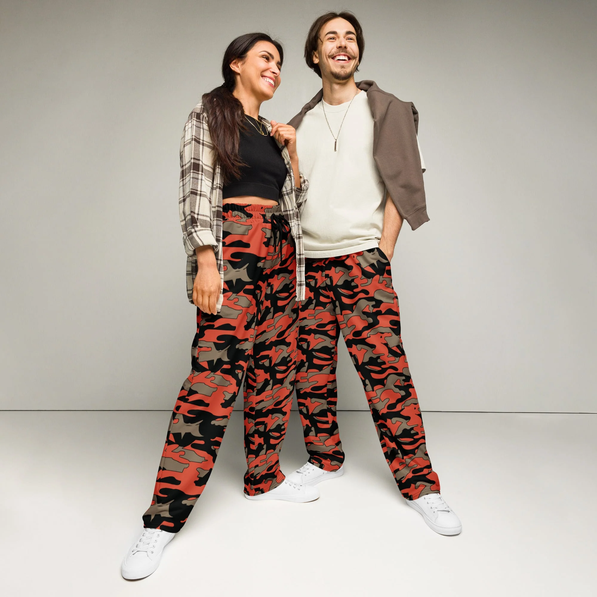 Malaysian BOMBA Firefighter CAMO Unisex Wide-Leg Joggers