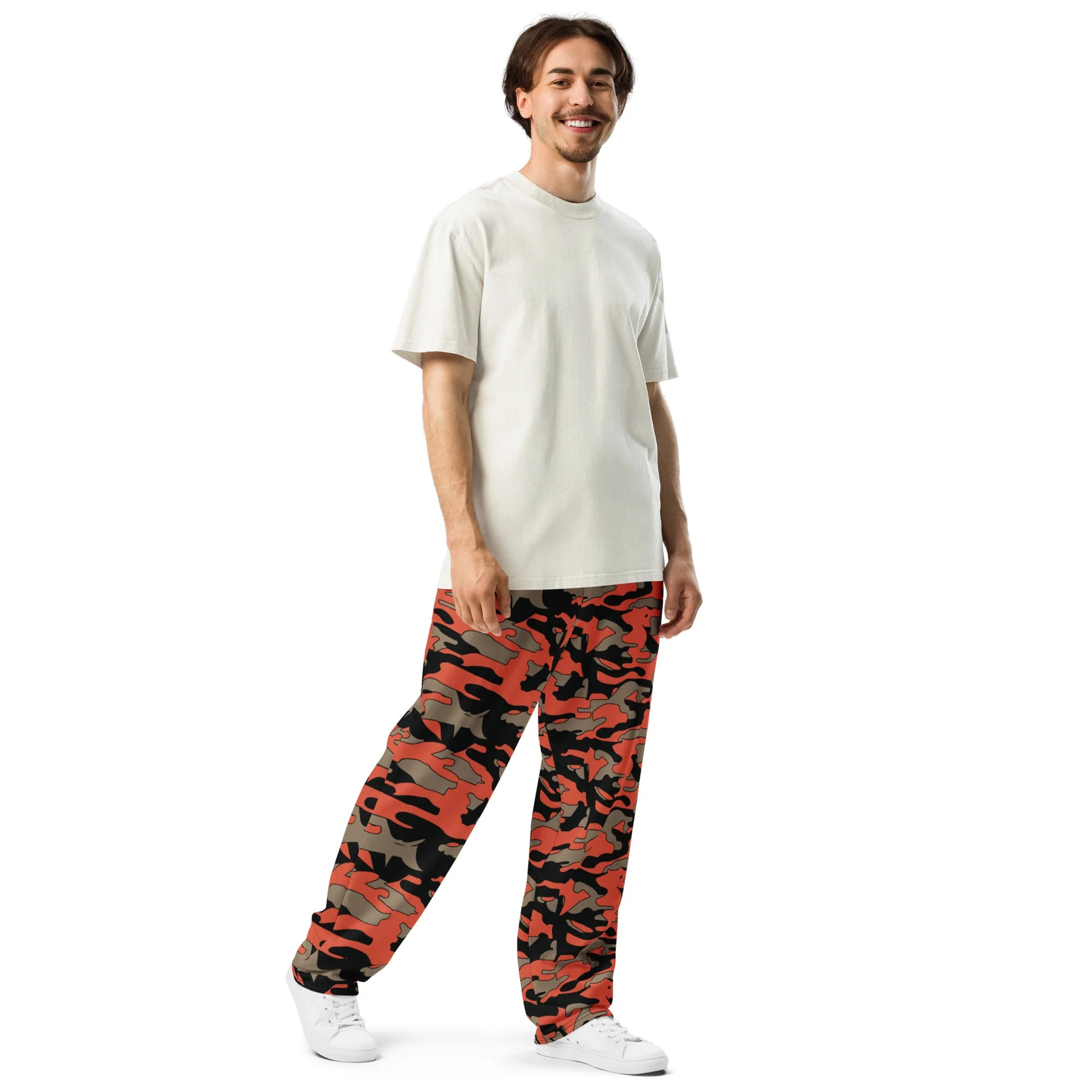 Malaysian BOMBA Firefighter CAMO Unisex Wide-Leg Joggers - Image 2