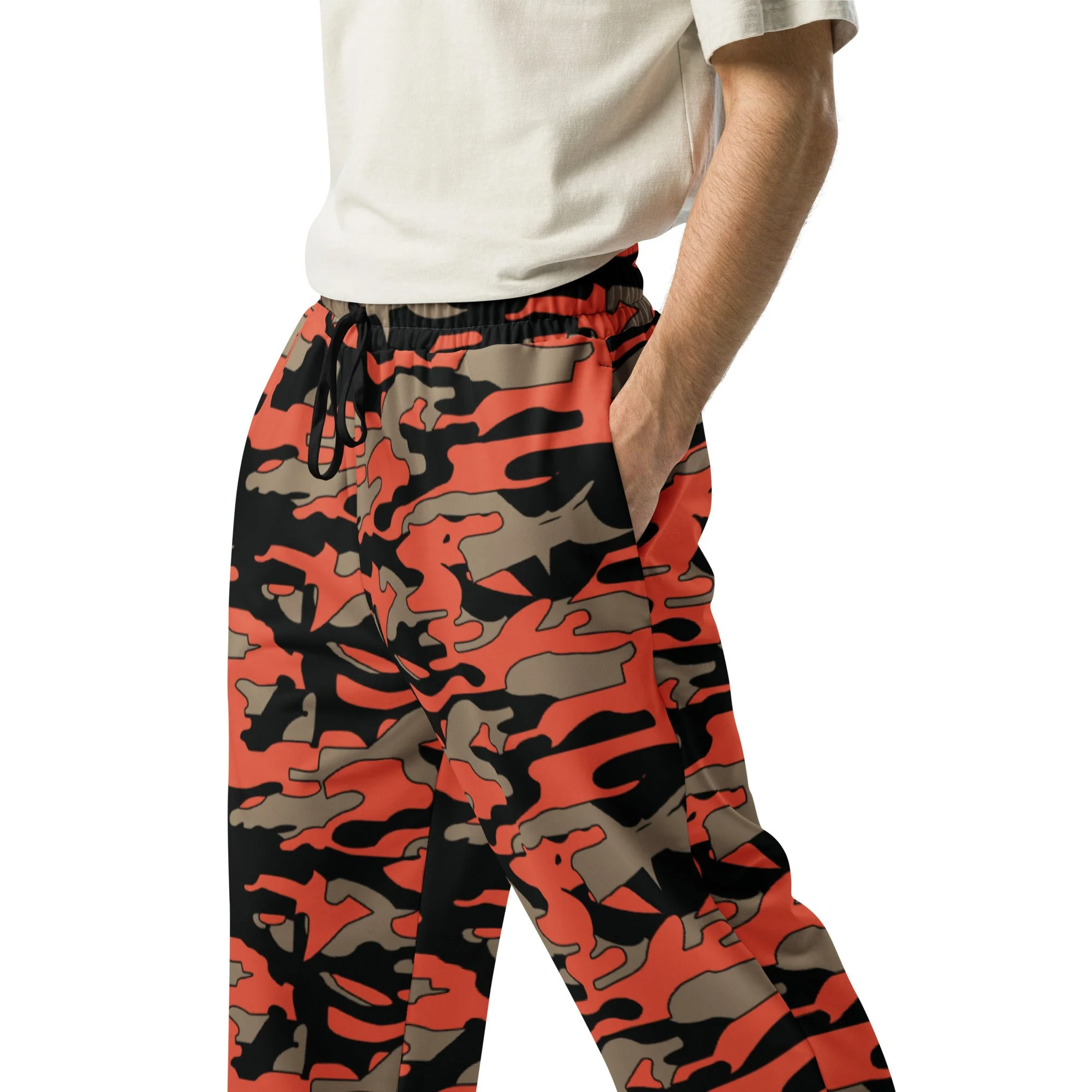 Malaysian BOMBA Firefighter CAMO Unisex Wide-Leg Joggers - Image 4