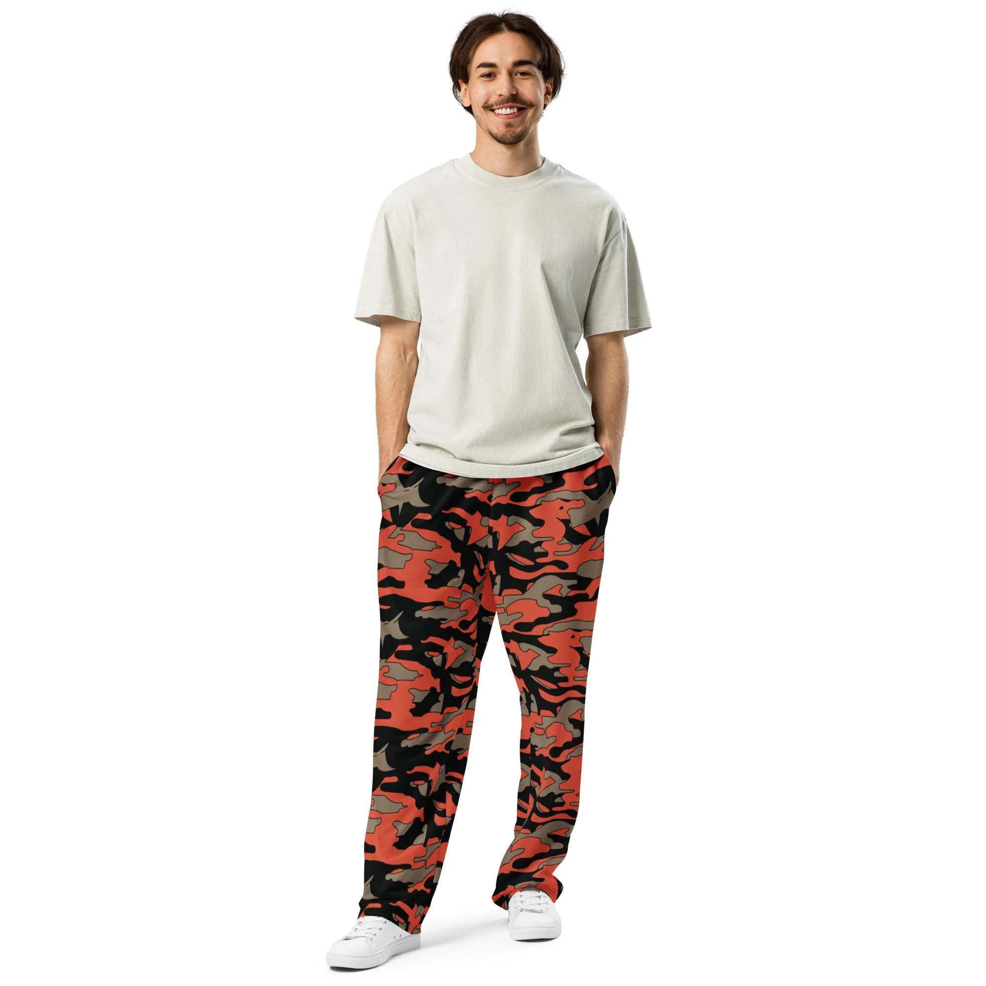 Malaysian BOMBA Firefighter CAMO Unisex Wide-Leg Joggers - Image 5