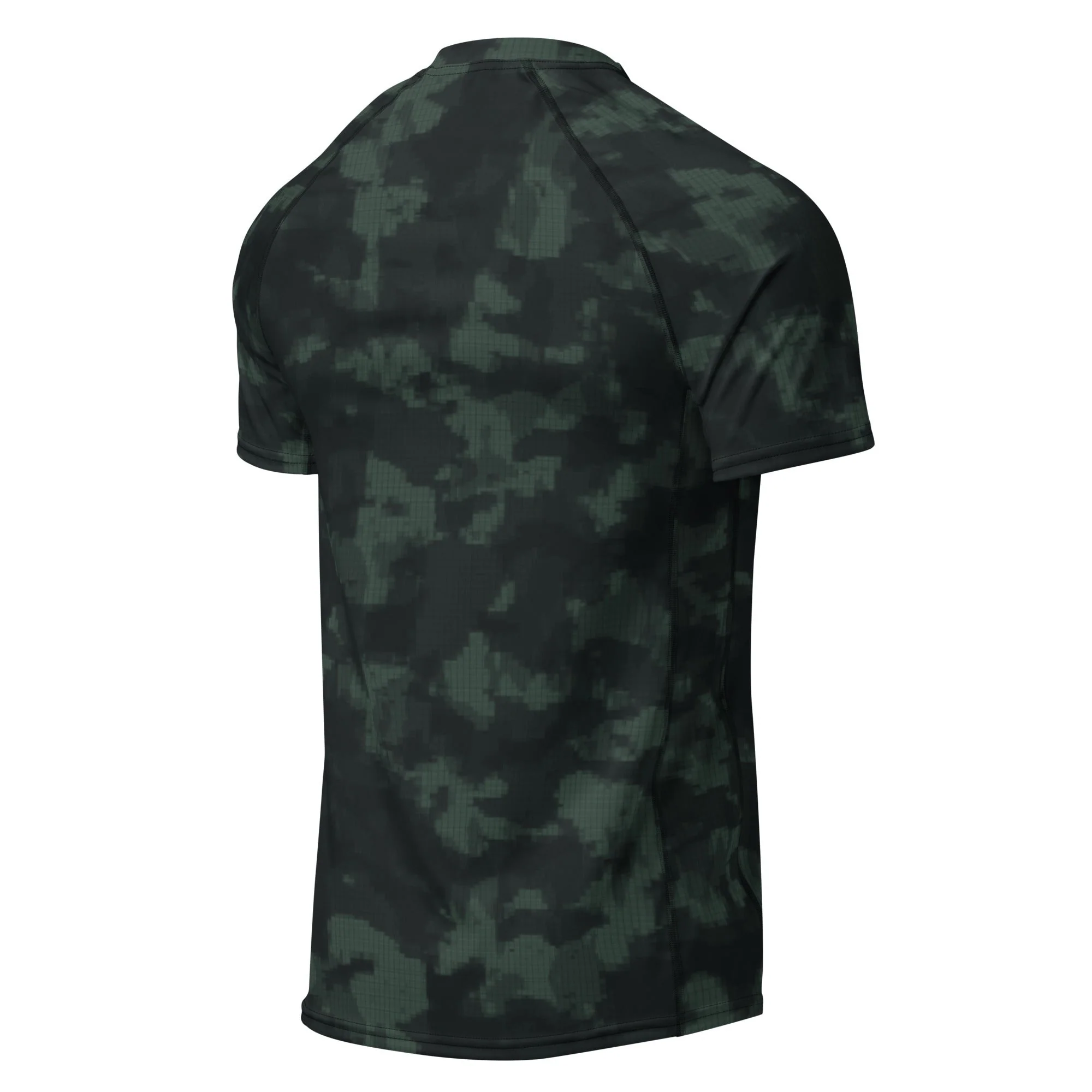 Metal Gear Solid (MGS) Night Desert CAMO Mens Short-Sleeve Rash Guard - Image 5