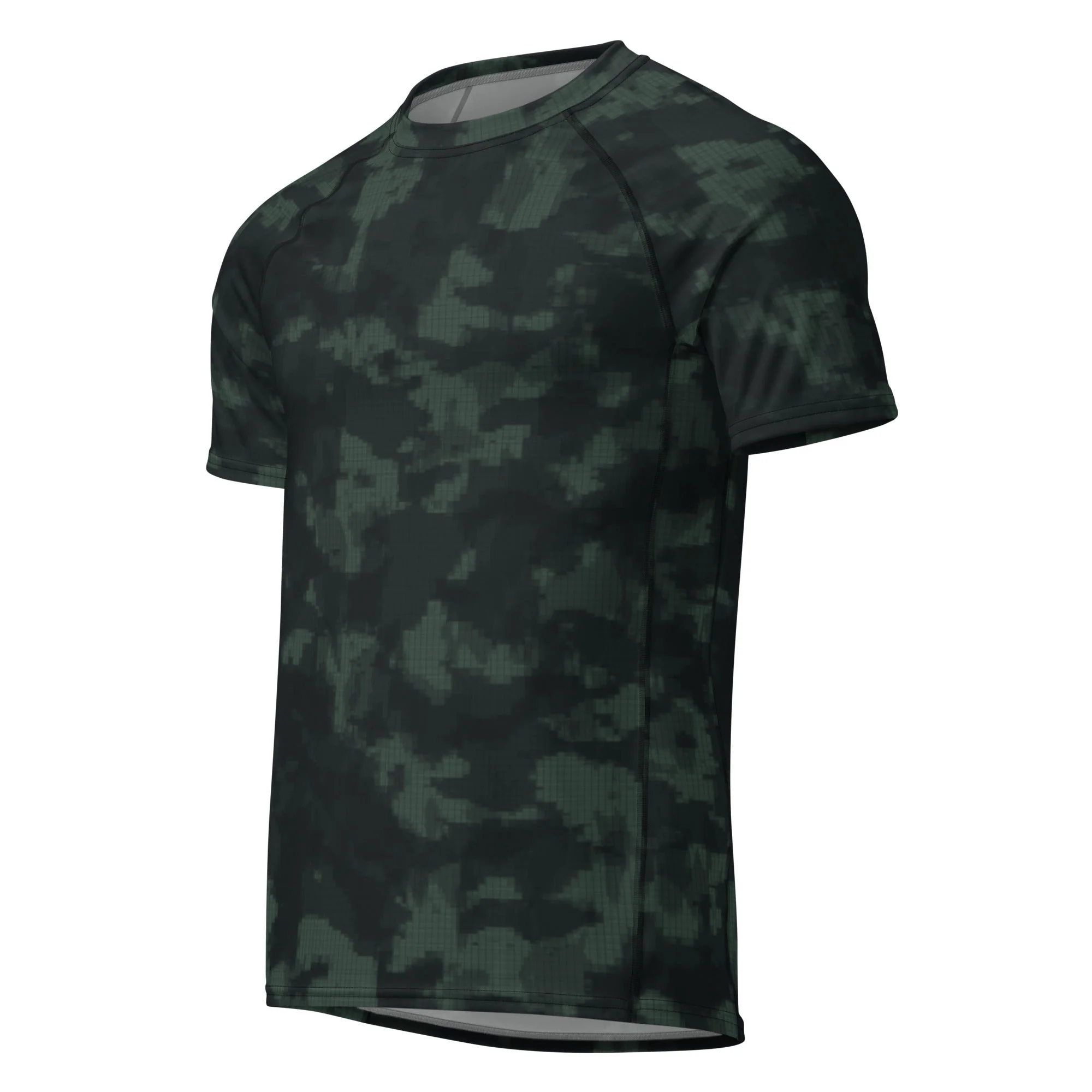Metal Gear Solid (MGS) Night Desert CAMO Mens Short-Sleeve Rash Guard - Image 6