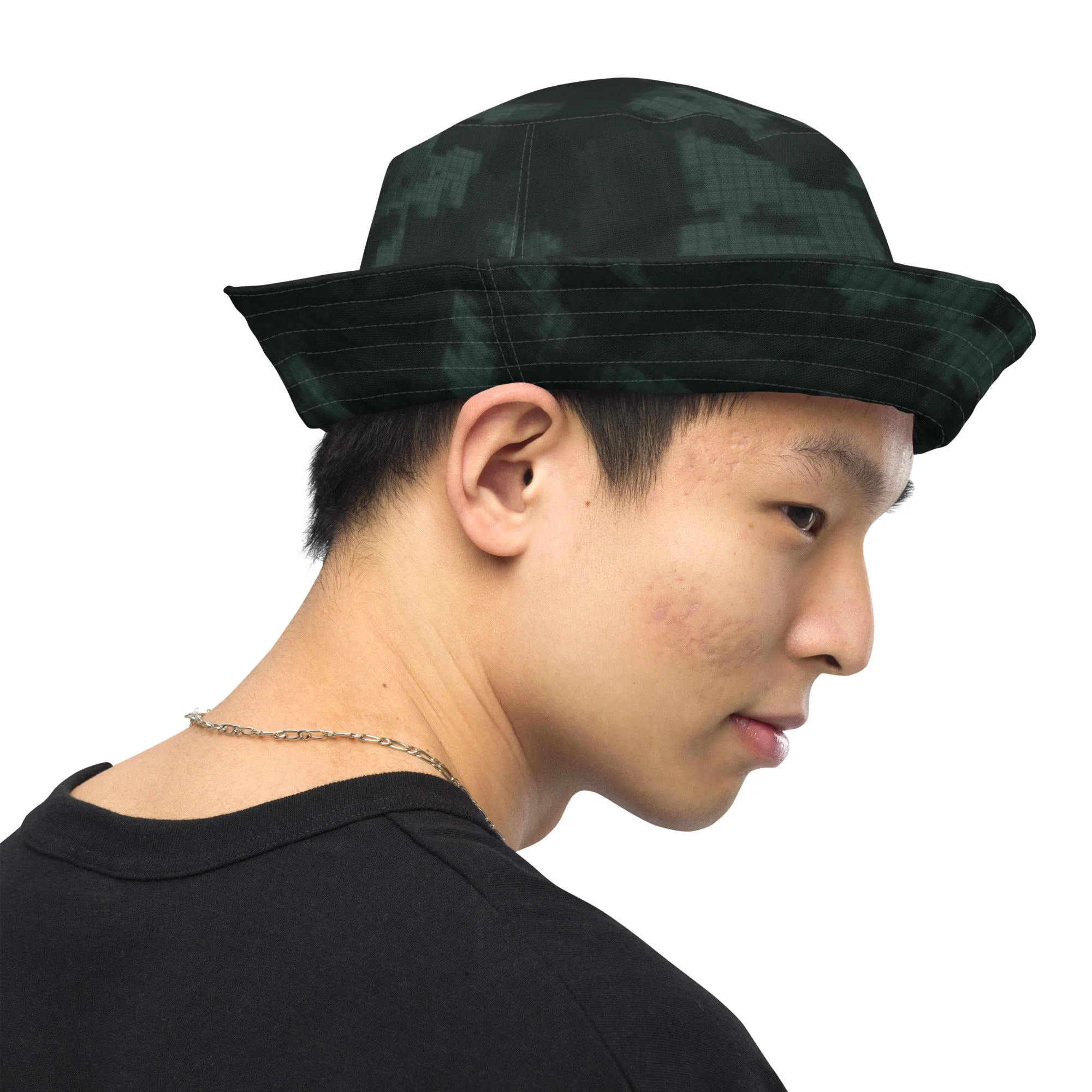 Metal Gear Solid (MGS) Night Desert CAMO Reversible Bucket Hat - Image 10