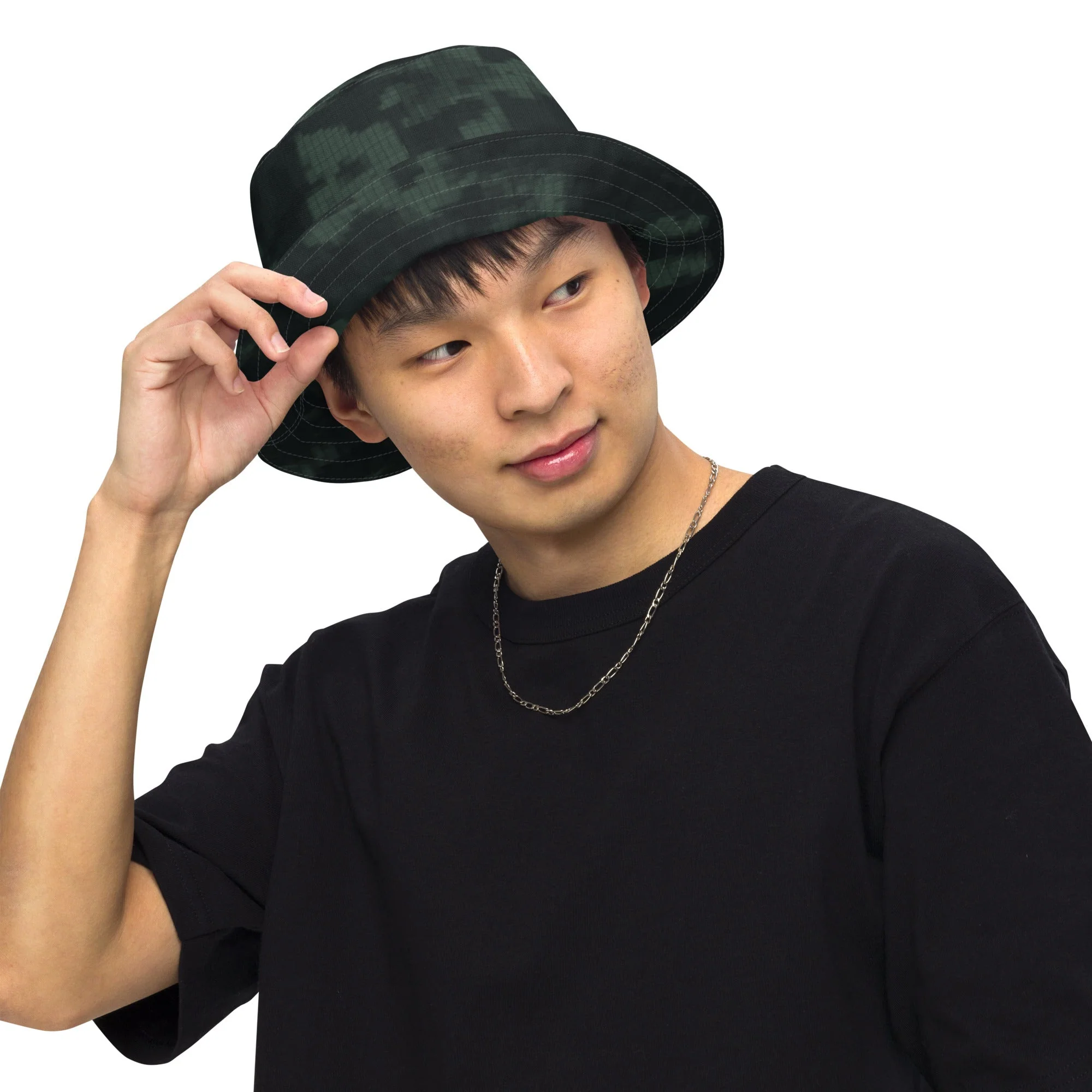 Metal Gear Solid (MGS) Night Desert CAMO Reversible Bucket Hat - Image 2
