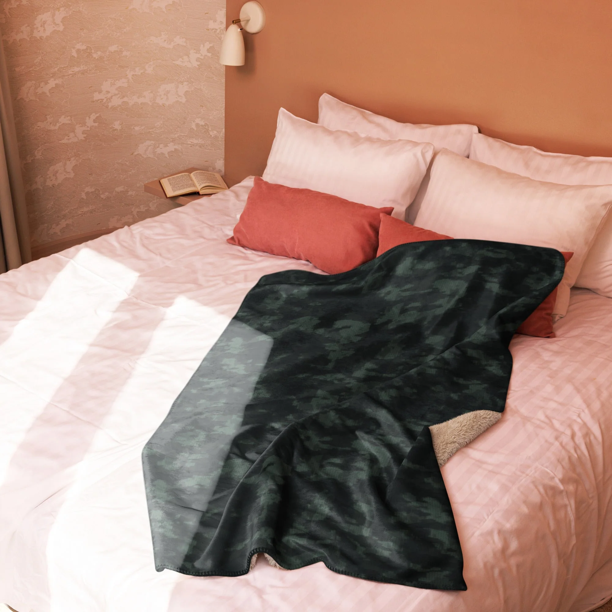 Metal Gear Solid (MGS) Night Desert CAMO Sherpa Blanket - Image 4