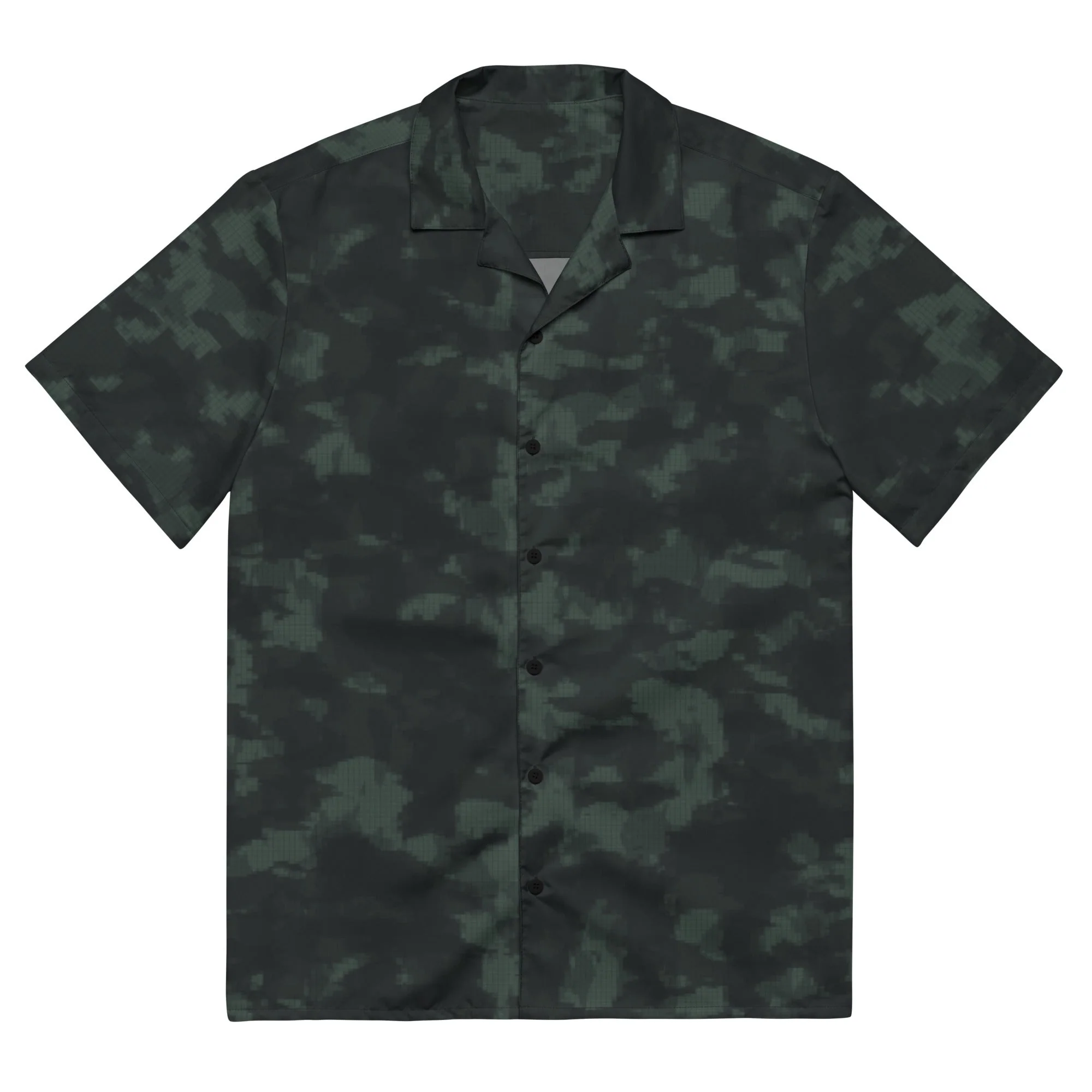 Metal Gear Solid (MGS) Night Desert CAMO Unisex Short-Sleeve Button Shirt - Image 3