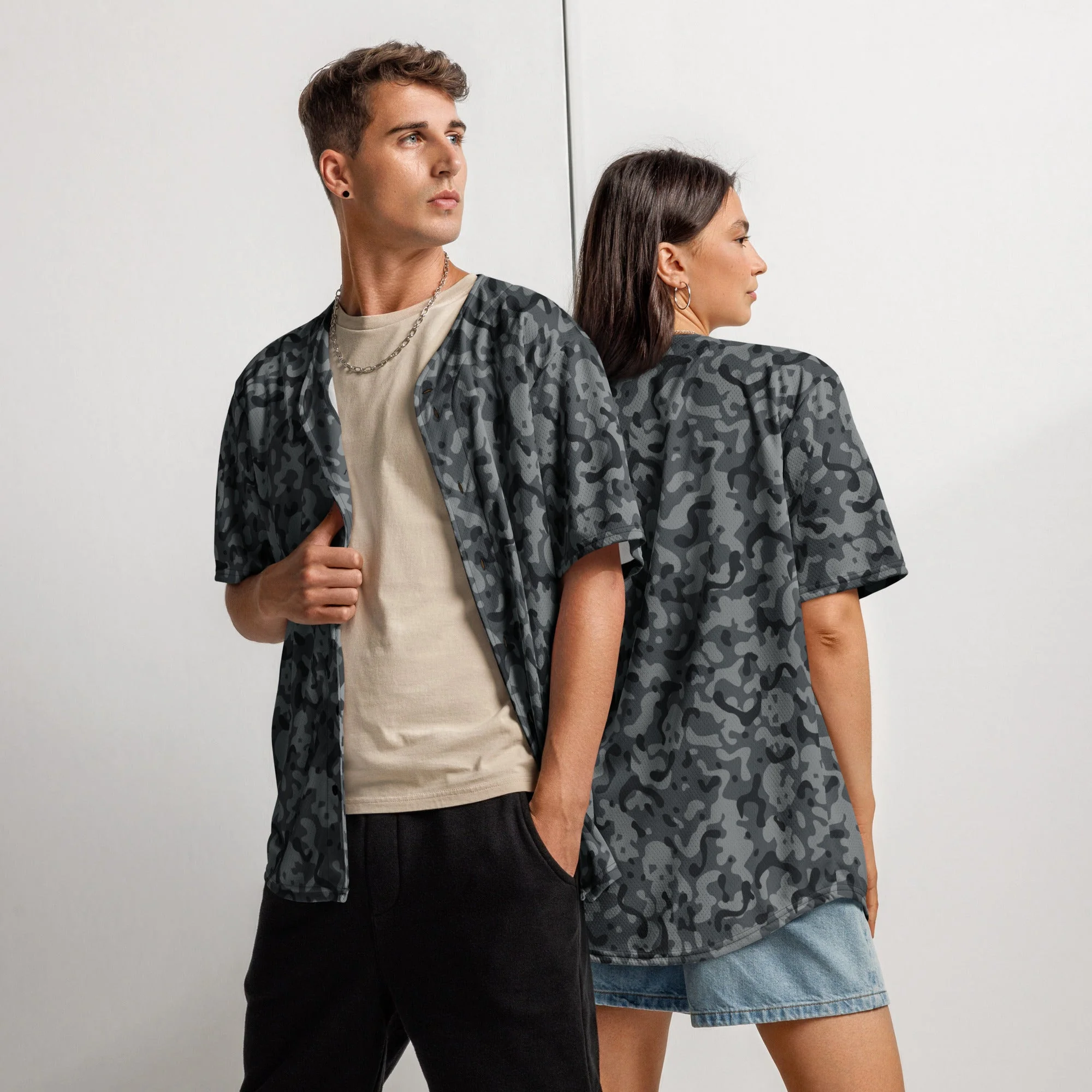 Metal Gear Solid (MGS) Shadow Spirit CAMO Unisex Baseball Jersey