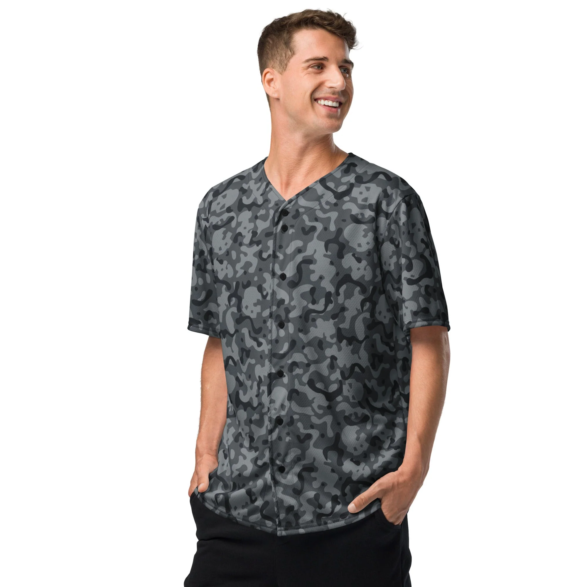 Metal Gear Solid (MGS) Shadow Spirit CAMO Unisex Baseball Jersey - Image 9