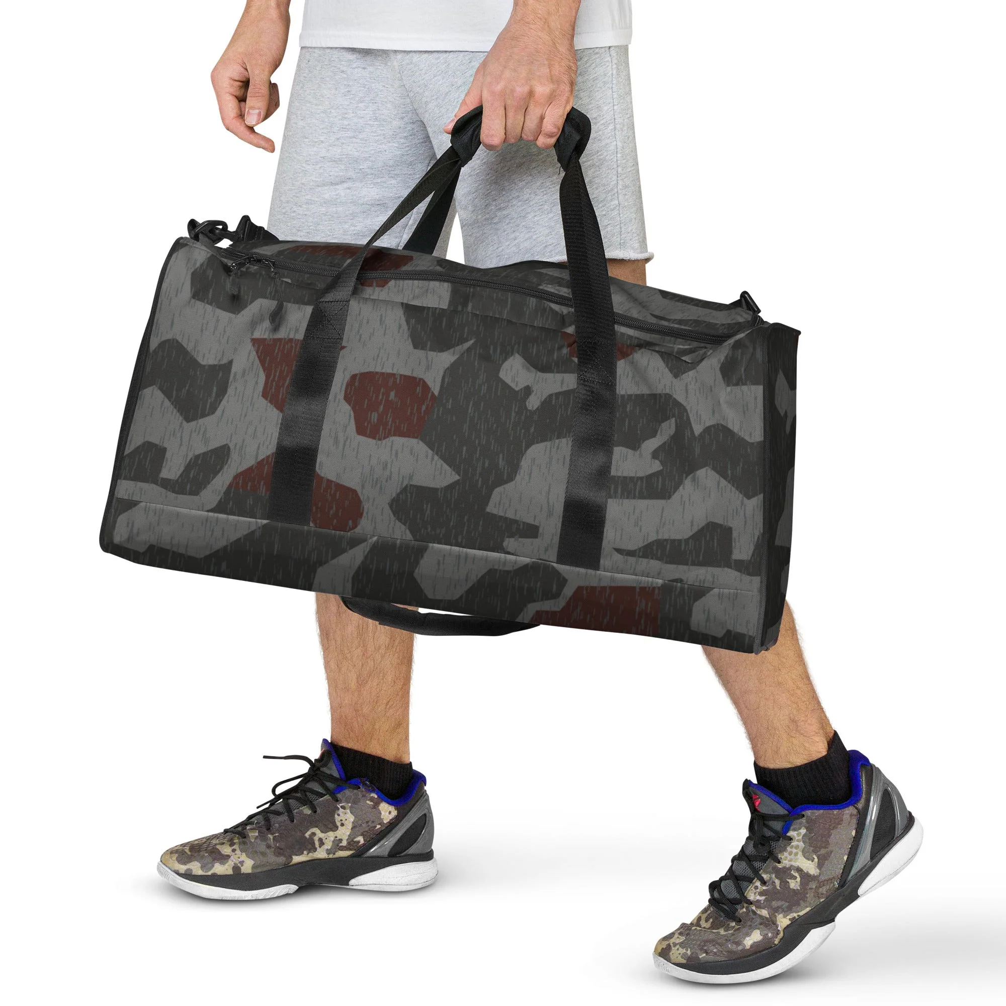 Metal Gear Solid (MGS) Splittermuster Rain Autumn CAMO Duffle Bag - Image 6