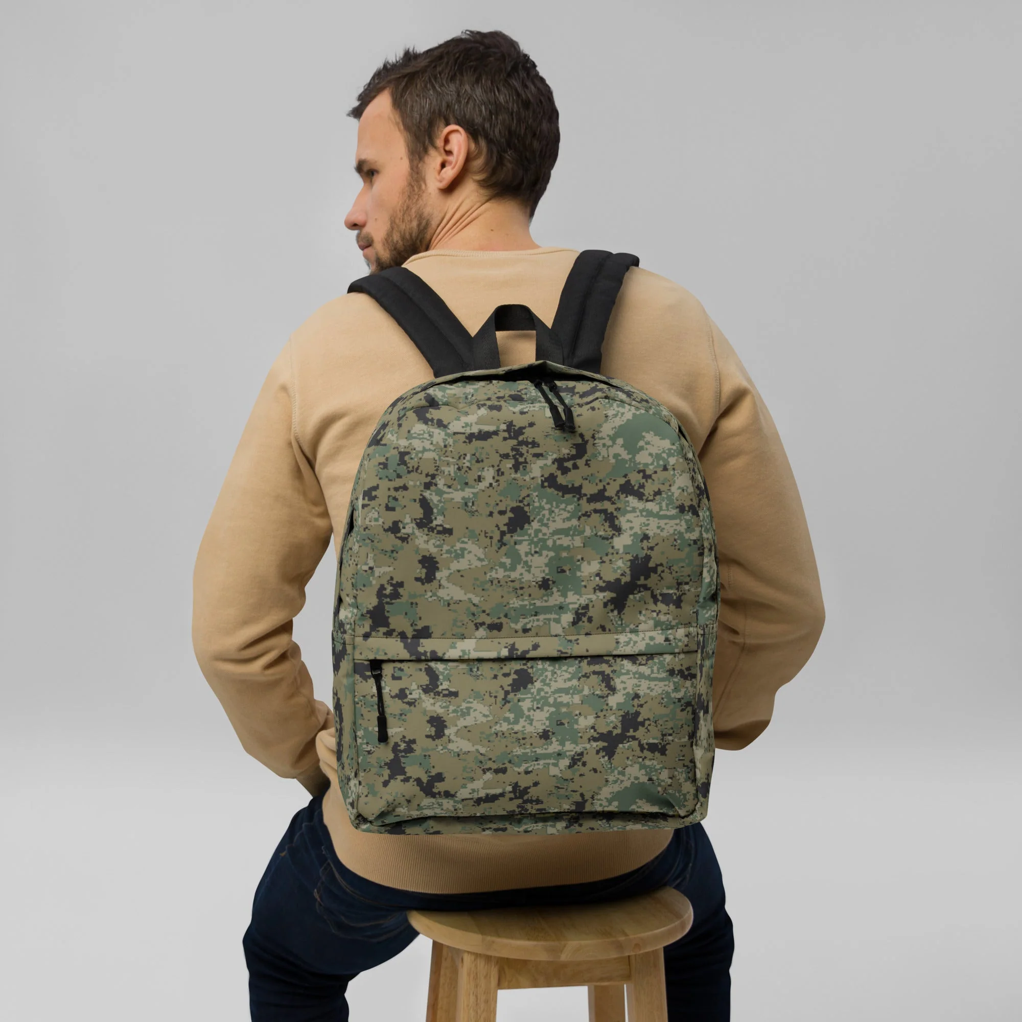 Mexican Army Digital Woodland CAMO Backpack - Image 12