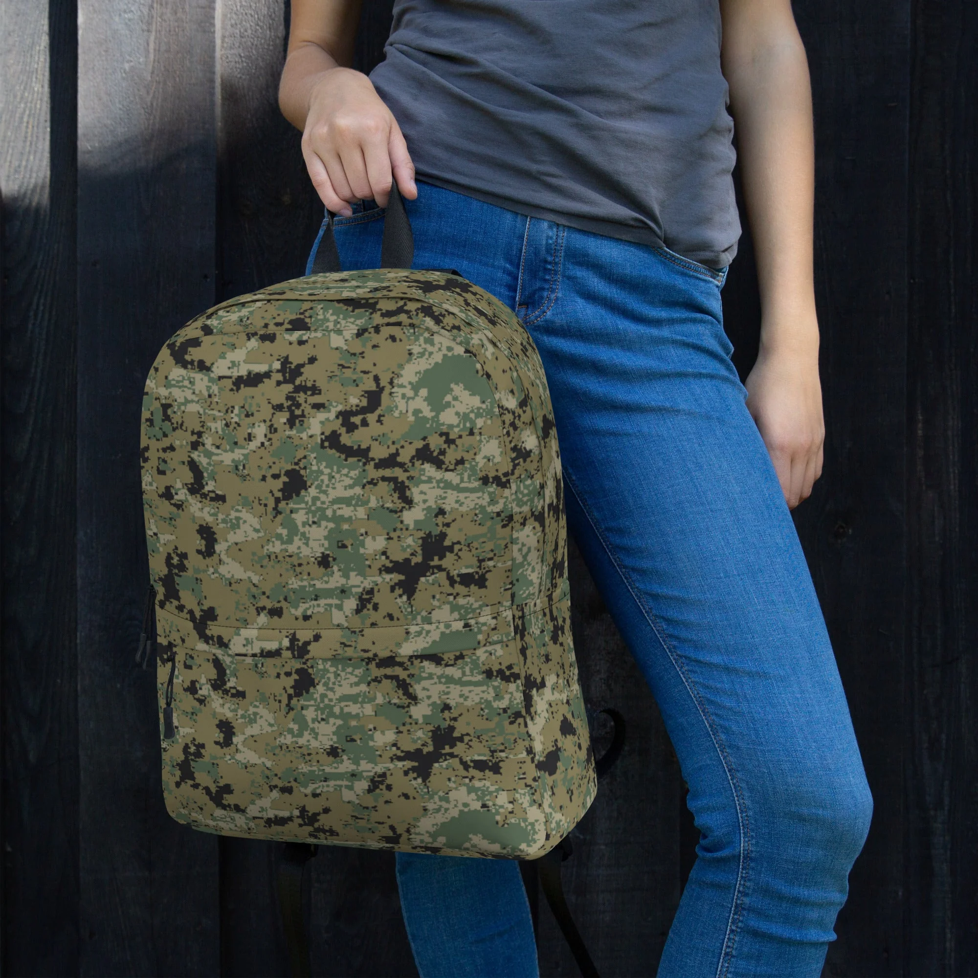 Mexican Army Digital Woodland CAMO Backpack - Image 4