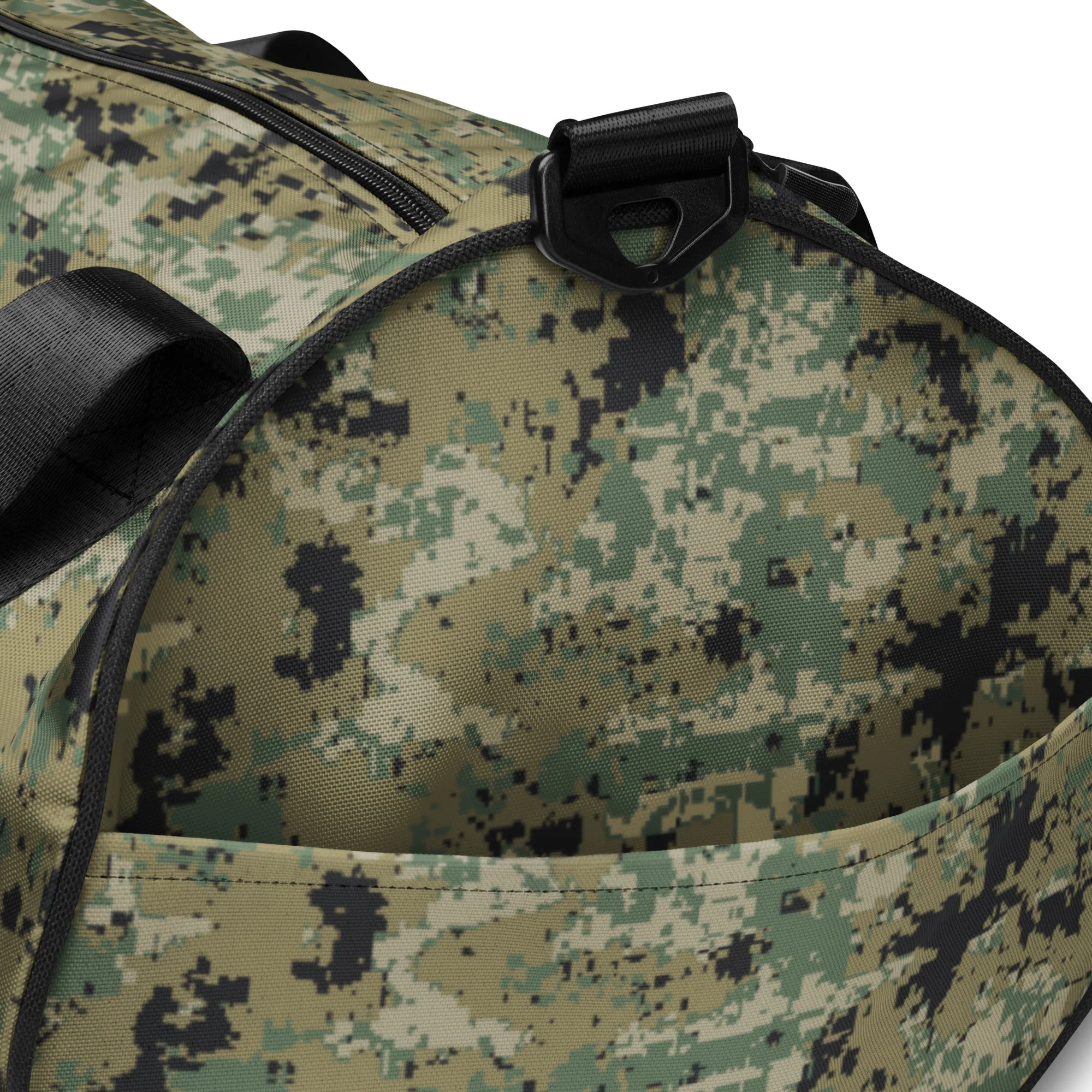 Mexican Army Digital Woodland CAMO Gym Bag - Image 3