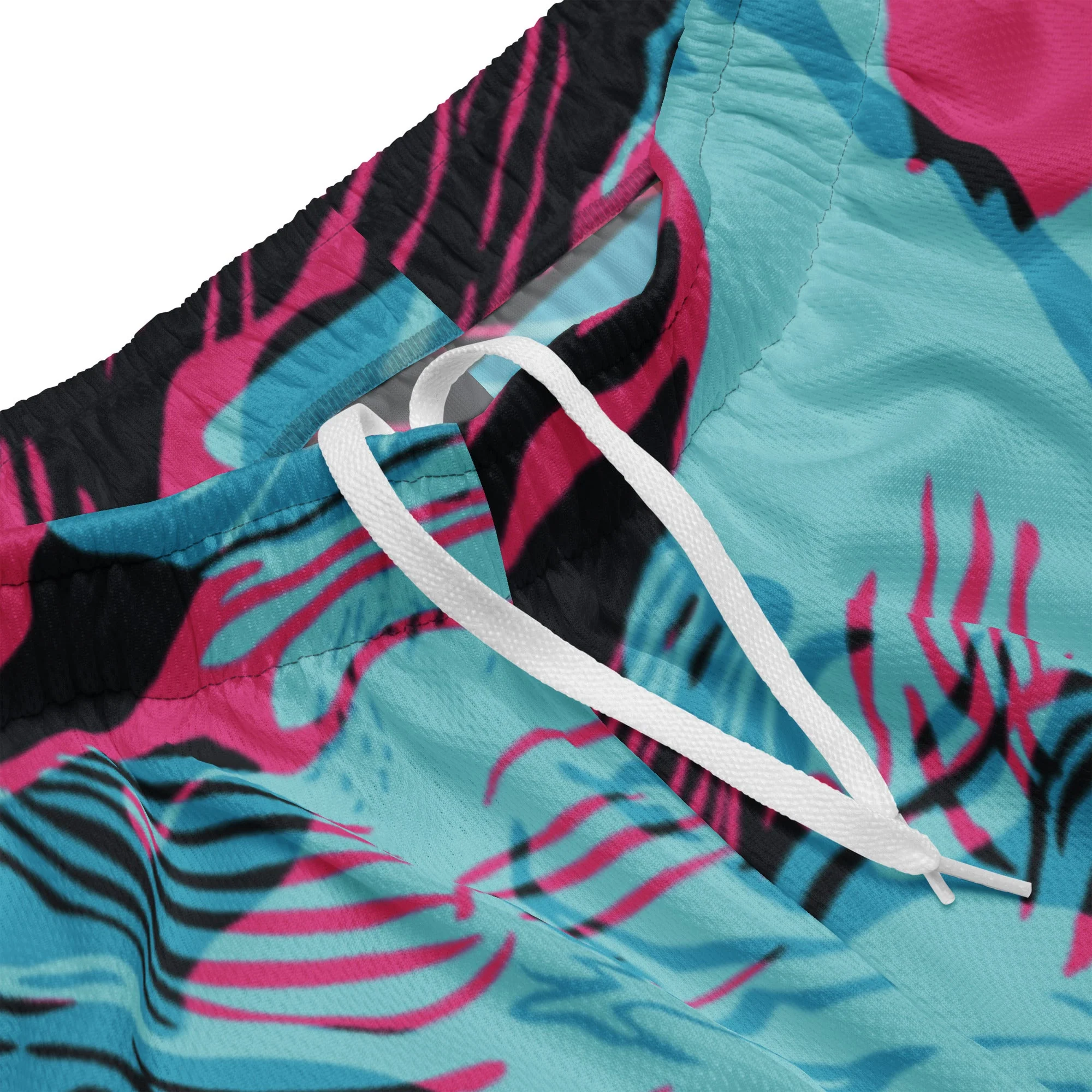 Miami Brushstroke CAMO Unisex Mesh Shorts - Image 12