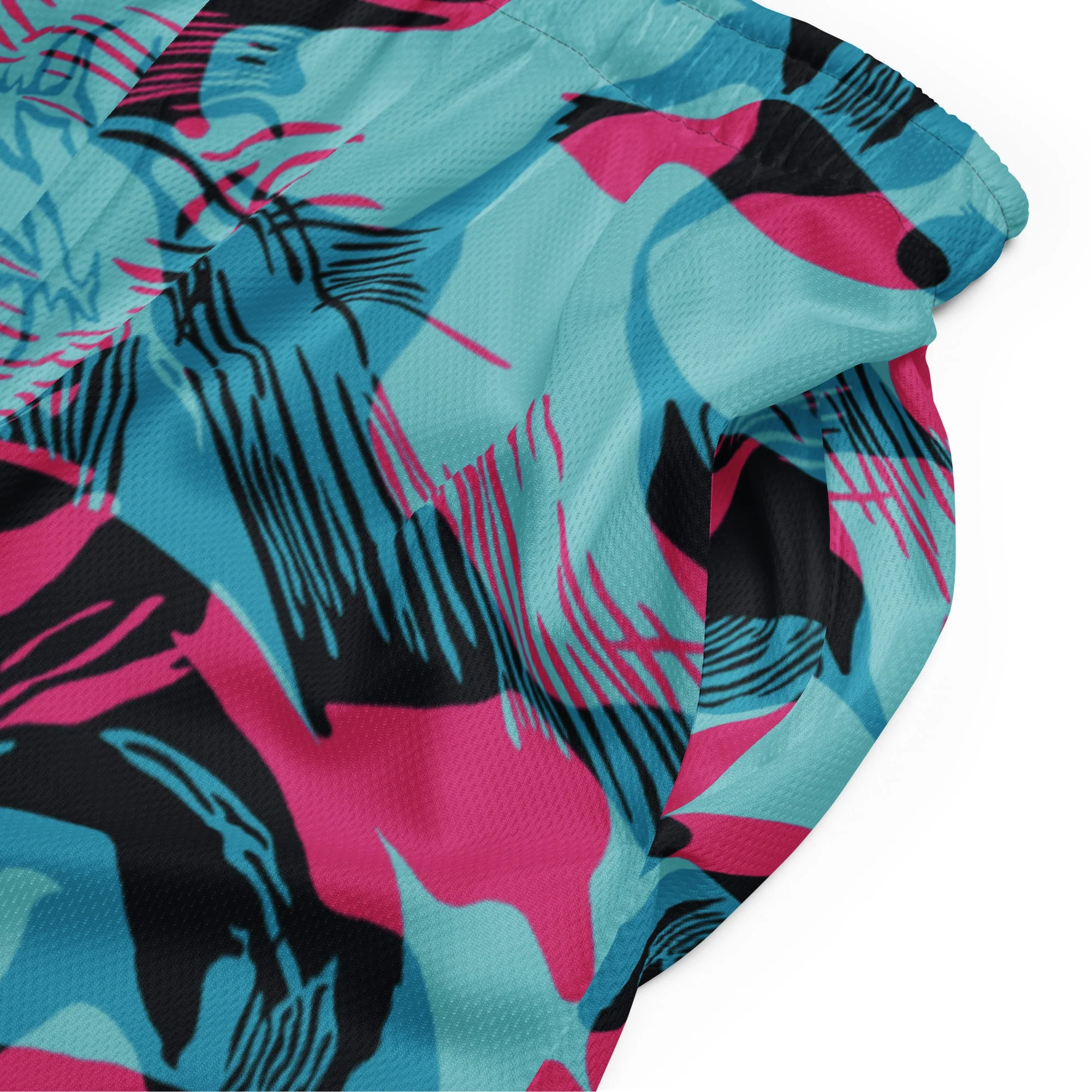 Miami Brushstroke CAMO Unisex Mesh Shorts - Image 18