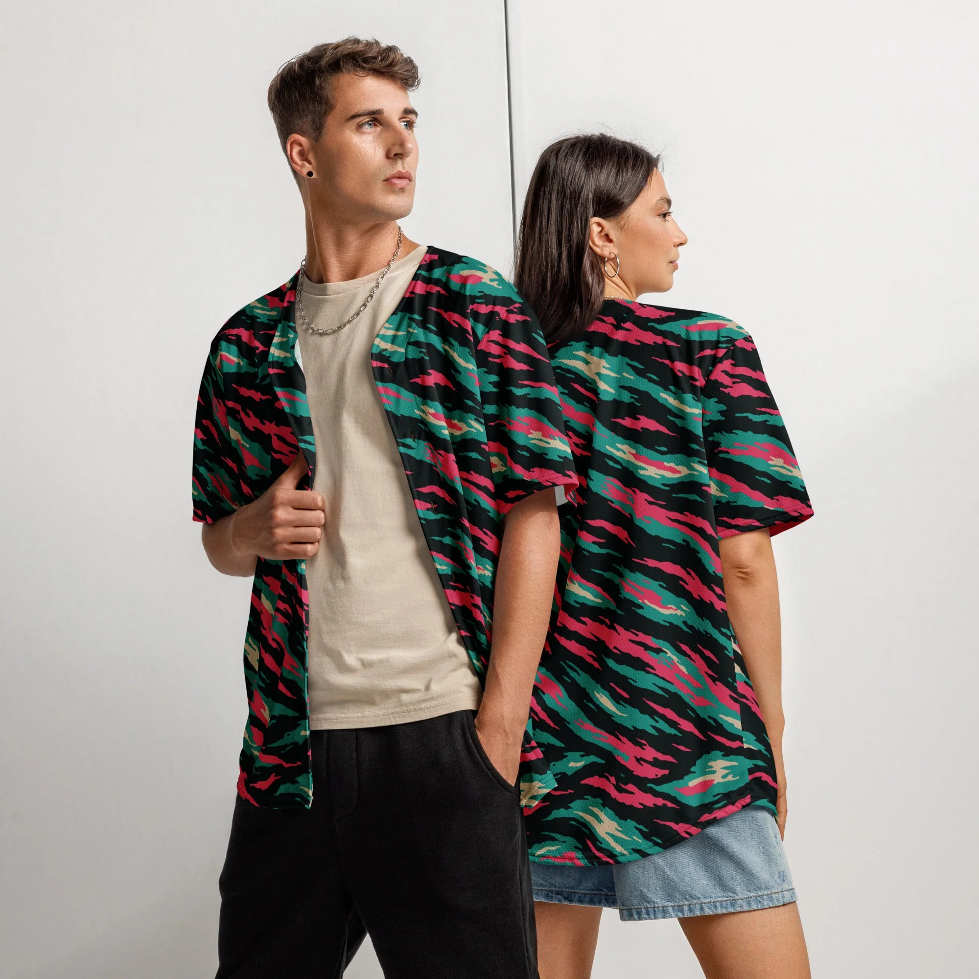 Miami Lizard CAMO Unisex Baseball Jersey