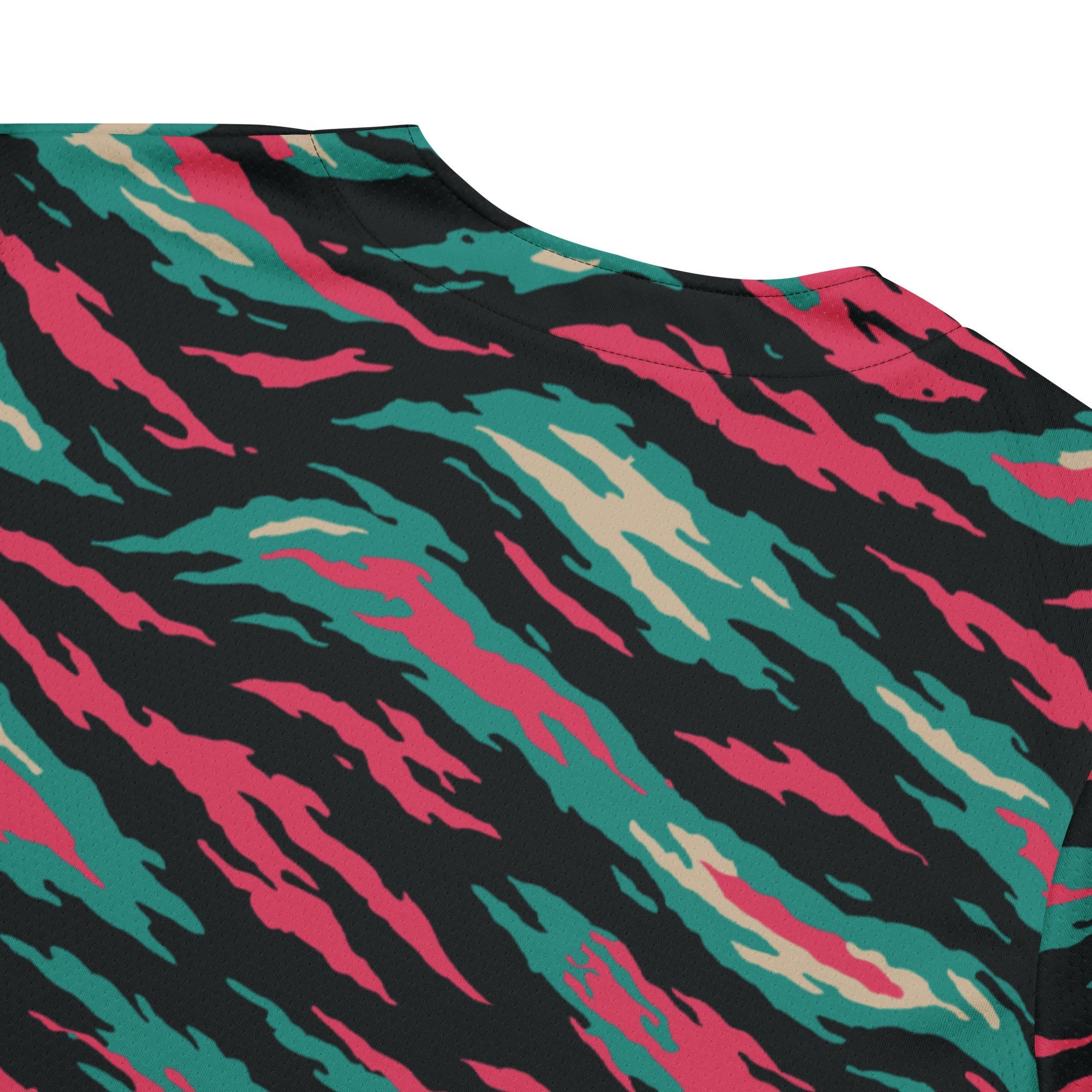 Miami Lizard CAMO Unisex Baseball Jersey - Image 5