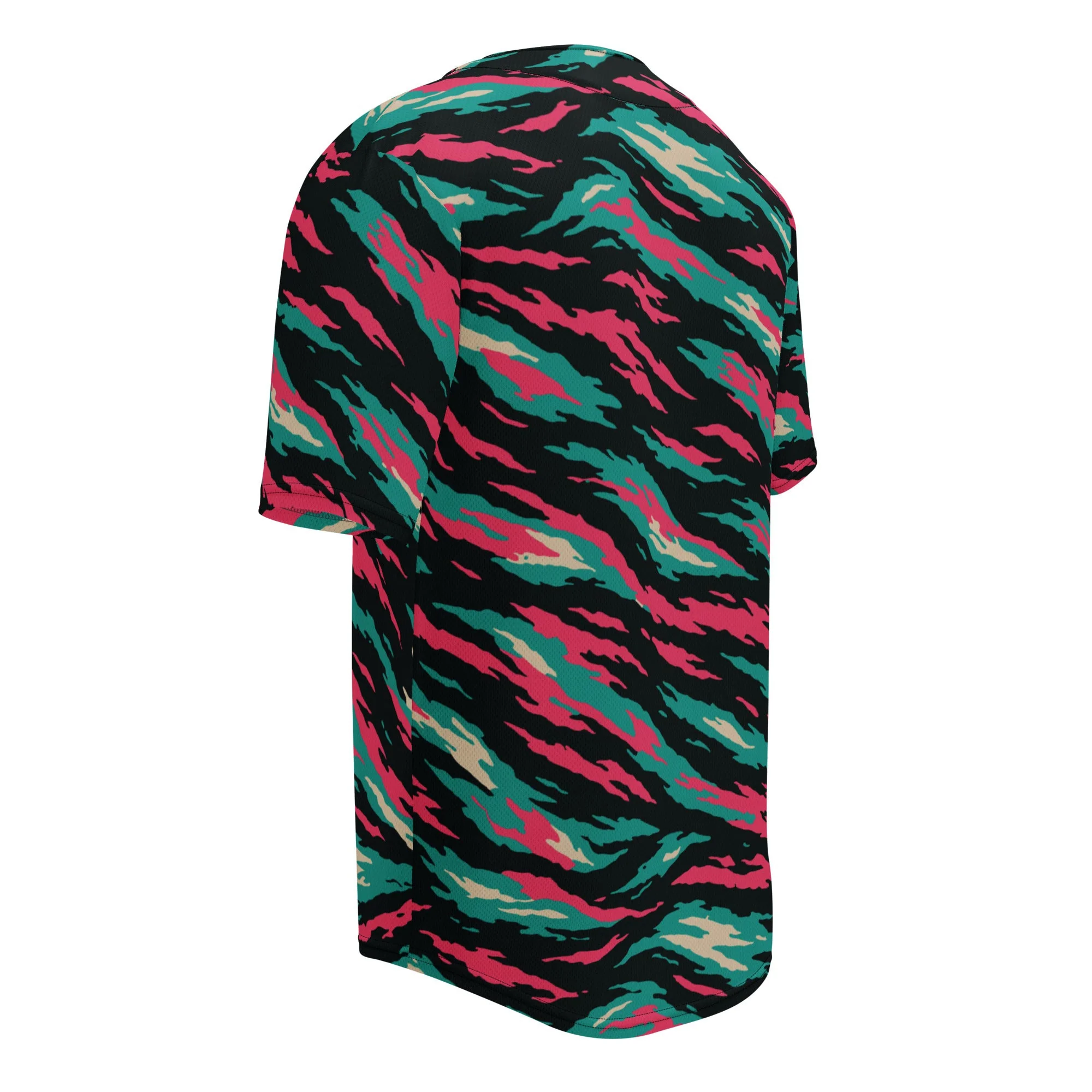Miami Lizard CAMO Unisex Baseball Jersey - Image 6