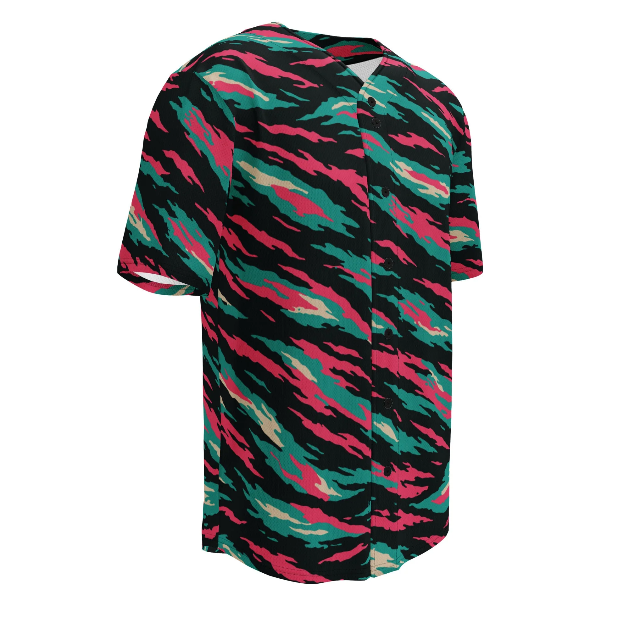 Miami Lizard CAMO Unisex Baseball Jersey - Image 7