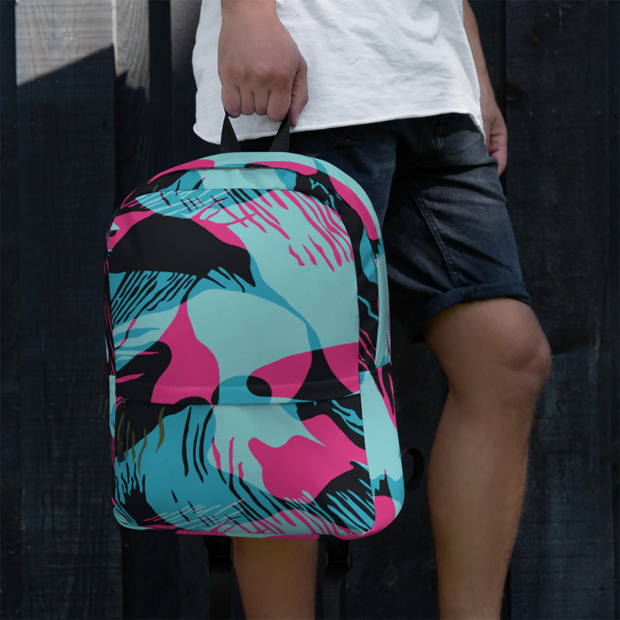 Miami Brushstroke CAMO Backpack - Image 17