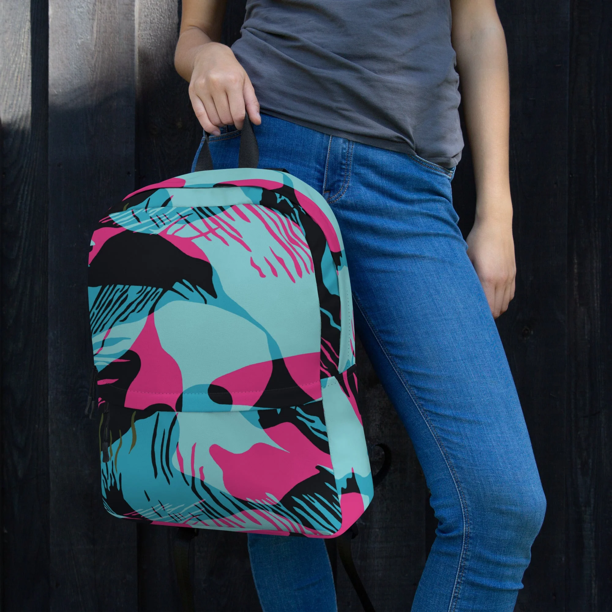 Miami Brushstroke CAMO Backpack - Image 7