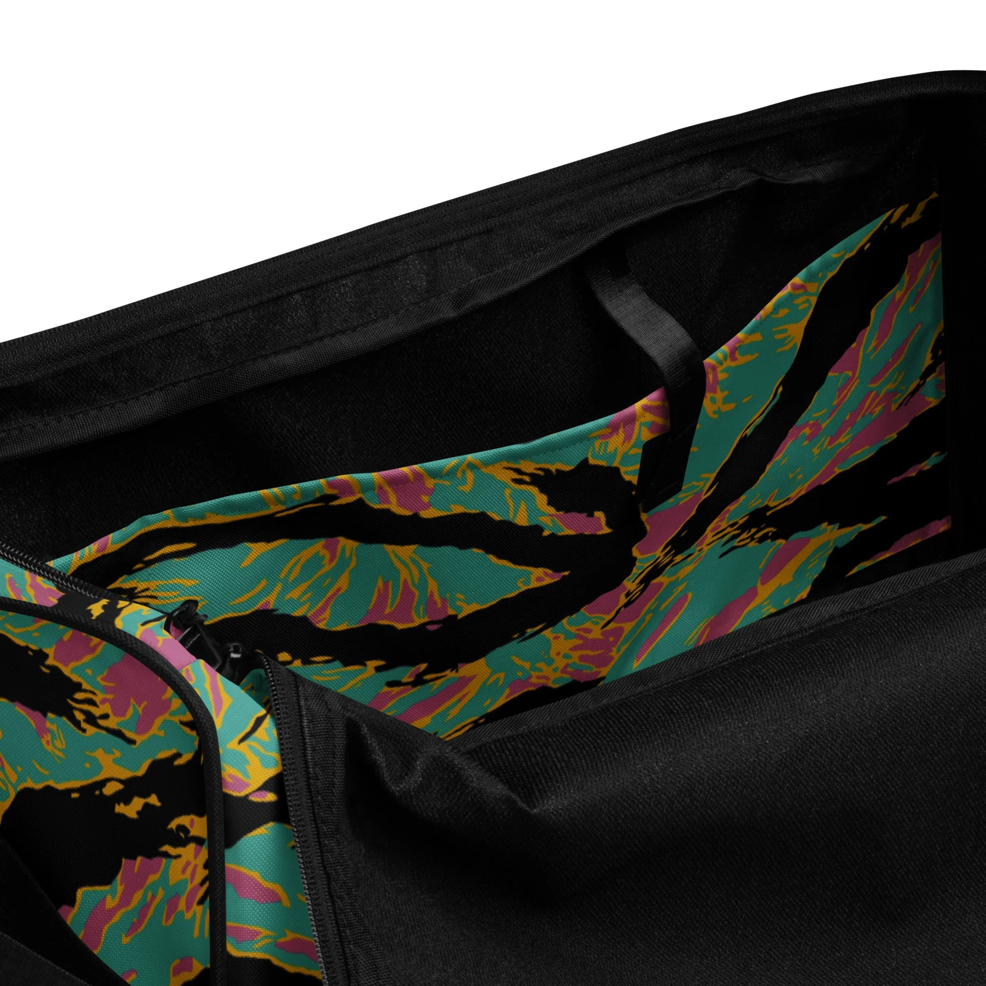 American Tiger Stripe Miami Sunset CAMO Duffle Bag - Image 3