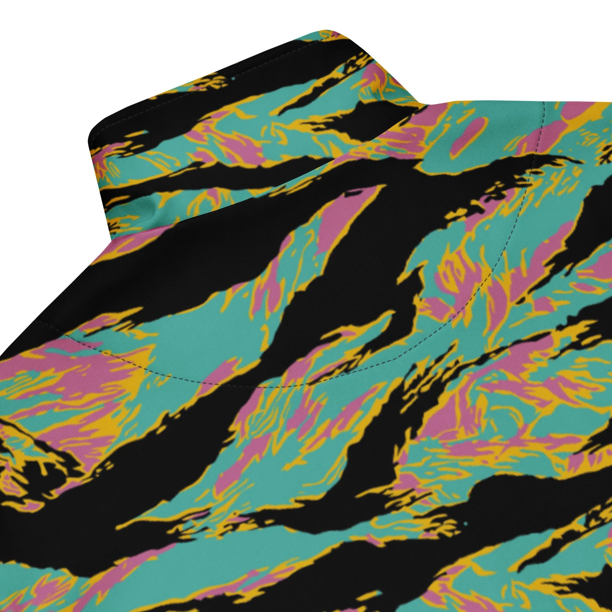 American Tiger Stripe Miami Sunset CAMO Unisex Track Jacket - Image 14