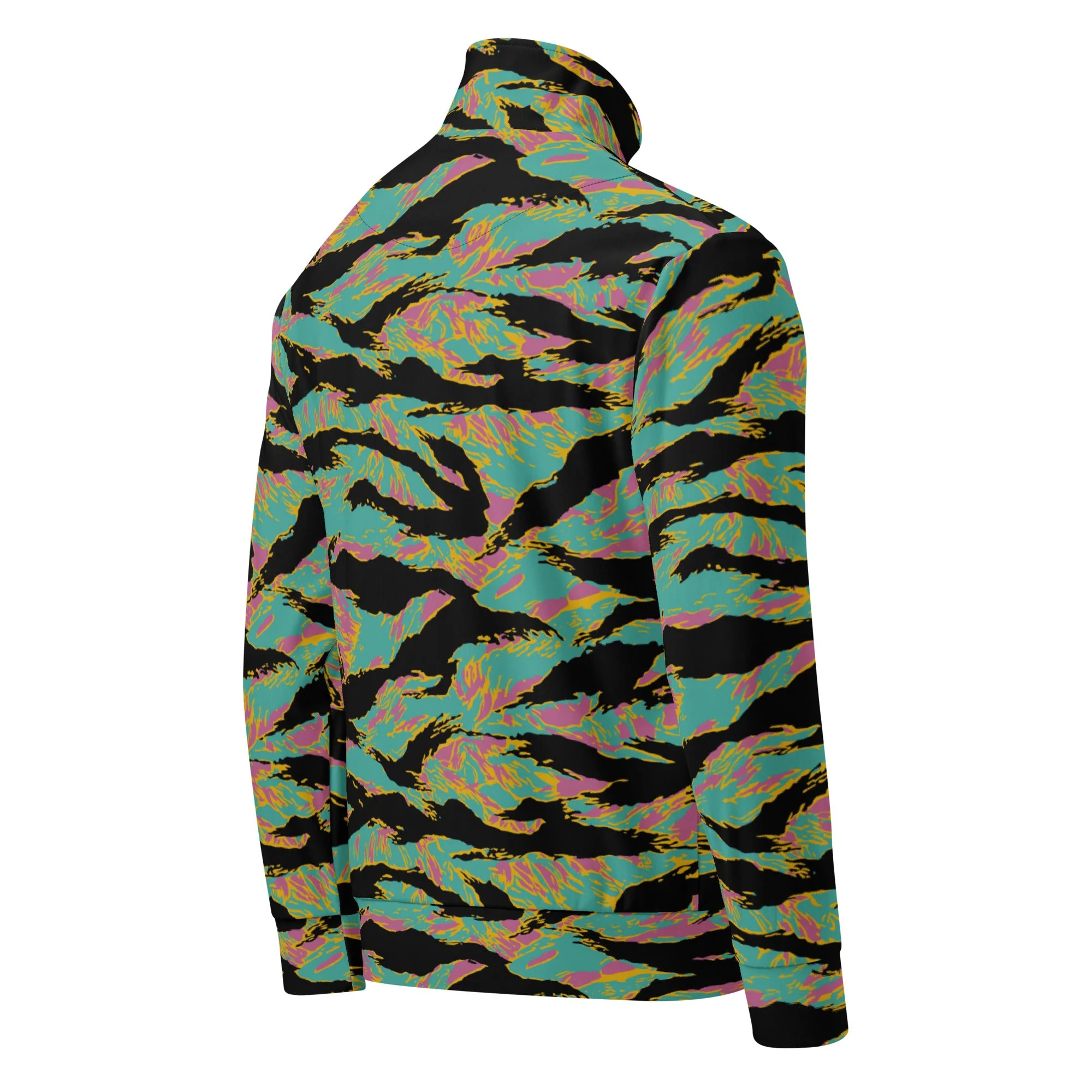 American Tiger Stripe Miami Sunset CAMO Unisex Track Jacket - Image 7