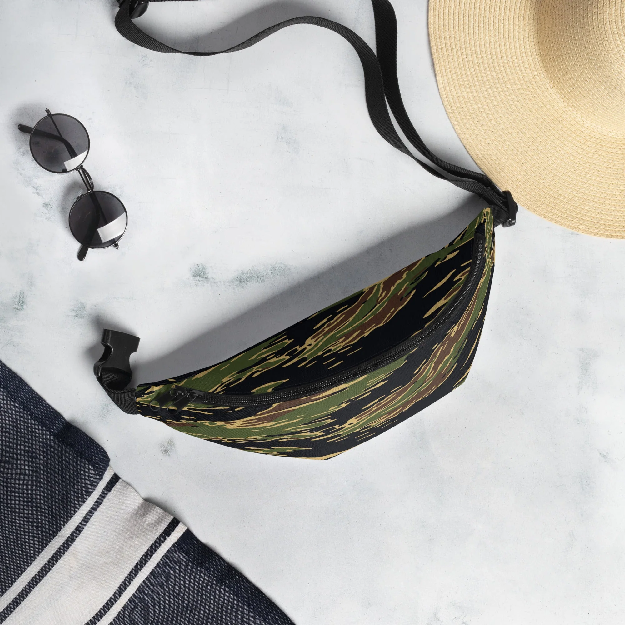 Midnight Fang Tiger Stripe CAMO Fanny Pack - Image 6