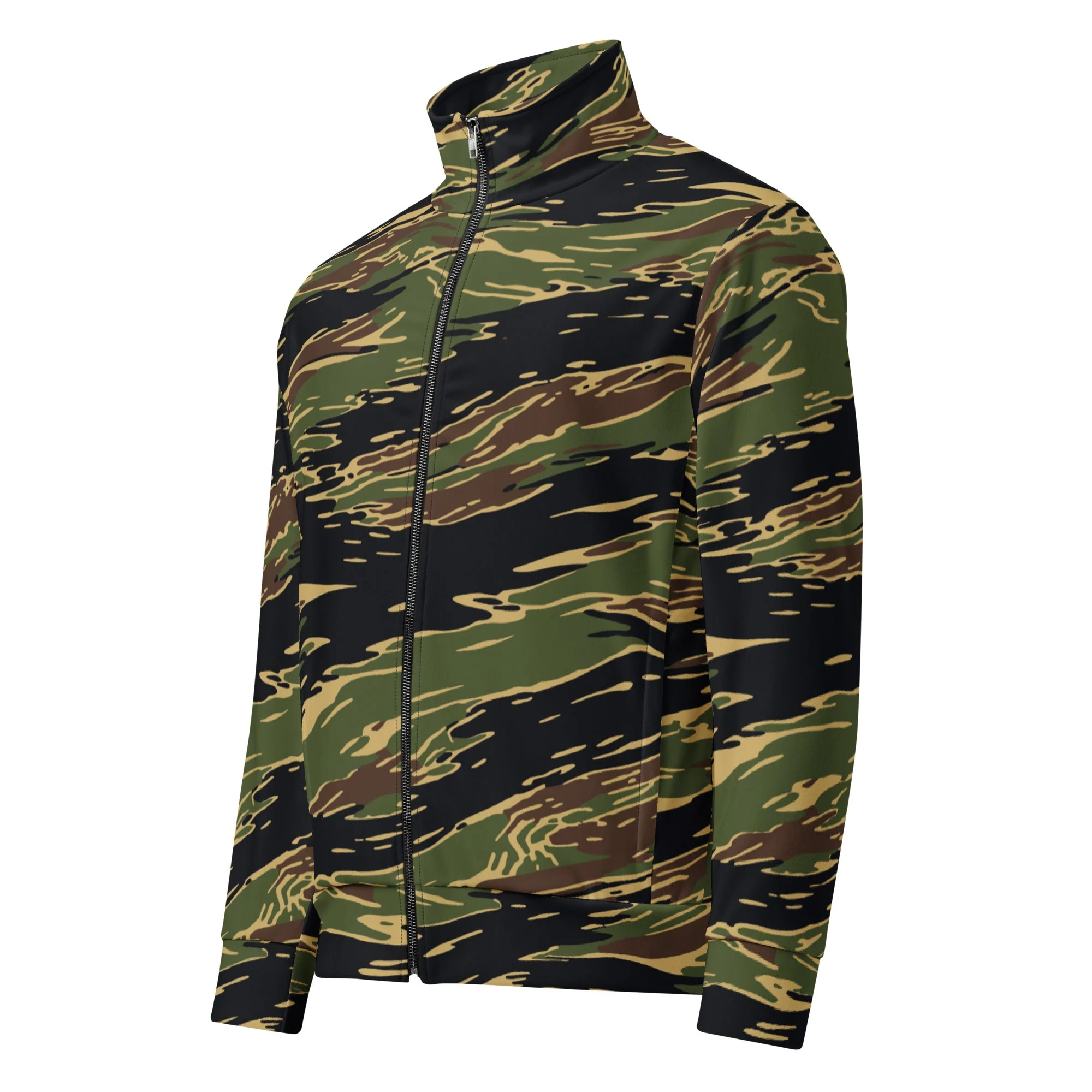 Midnight Fang Tiger Stripe CAMO Unisex Track Jacket - Image 9