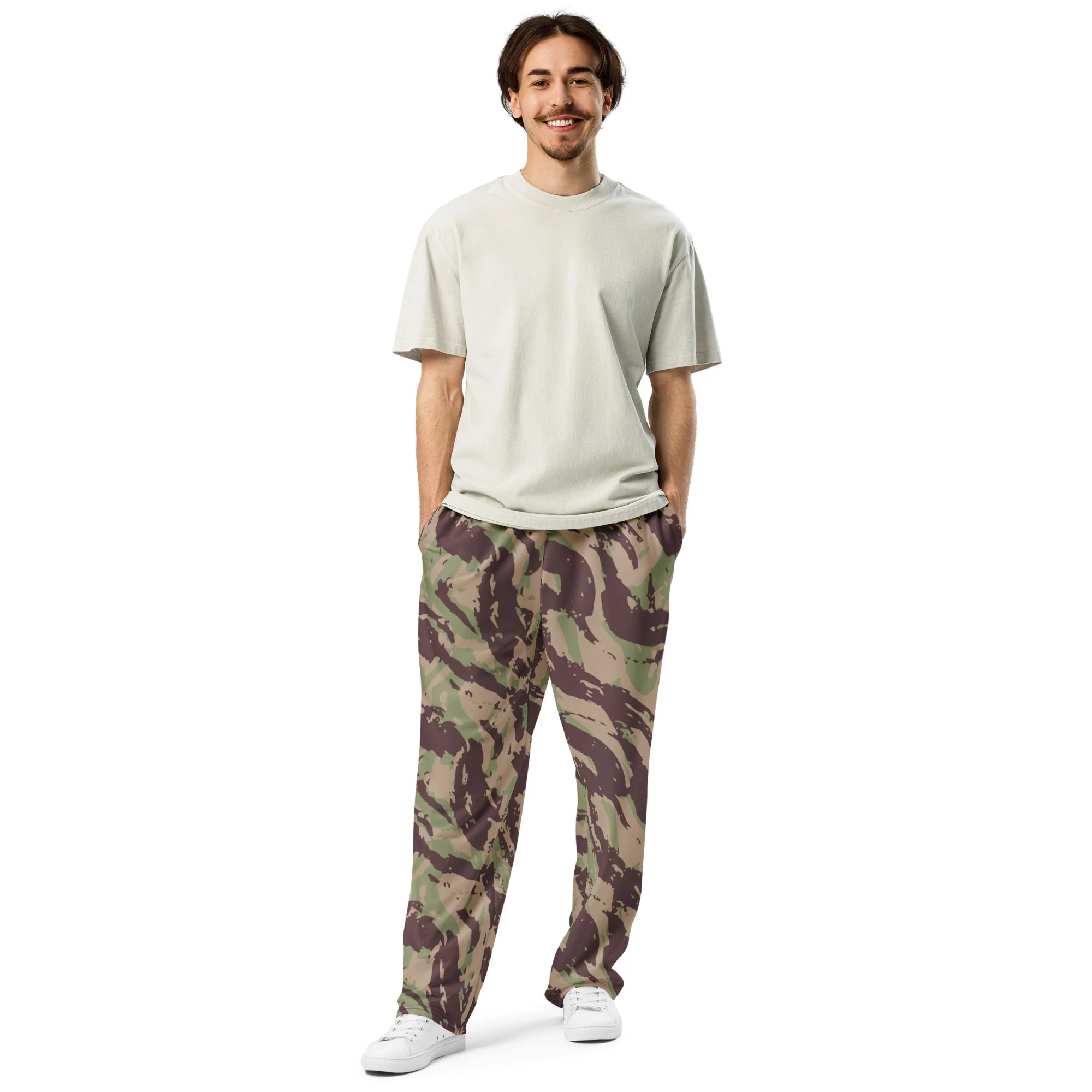 Mozambique Lizard CAMO Unisex Wide-Leg Joggers - Image 5