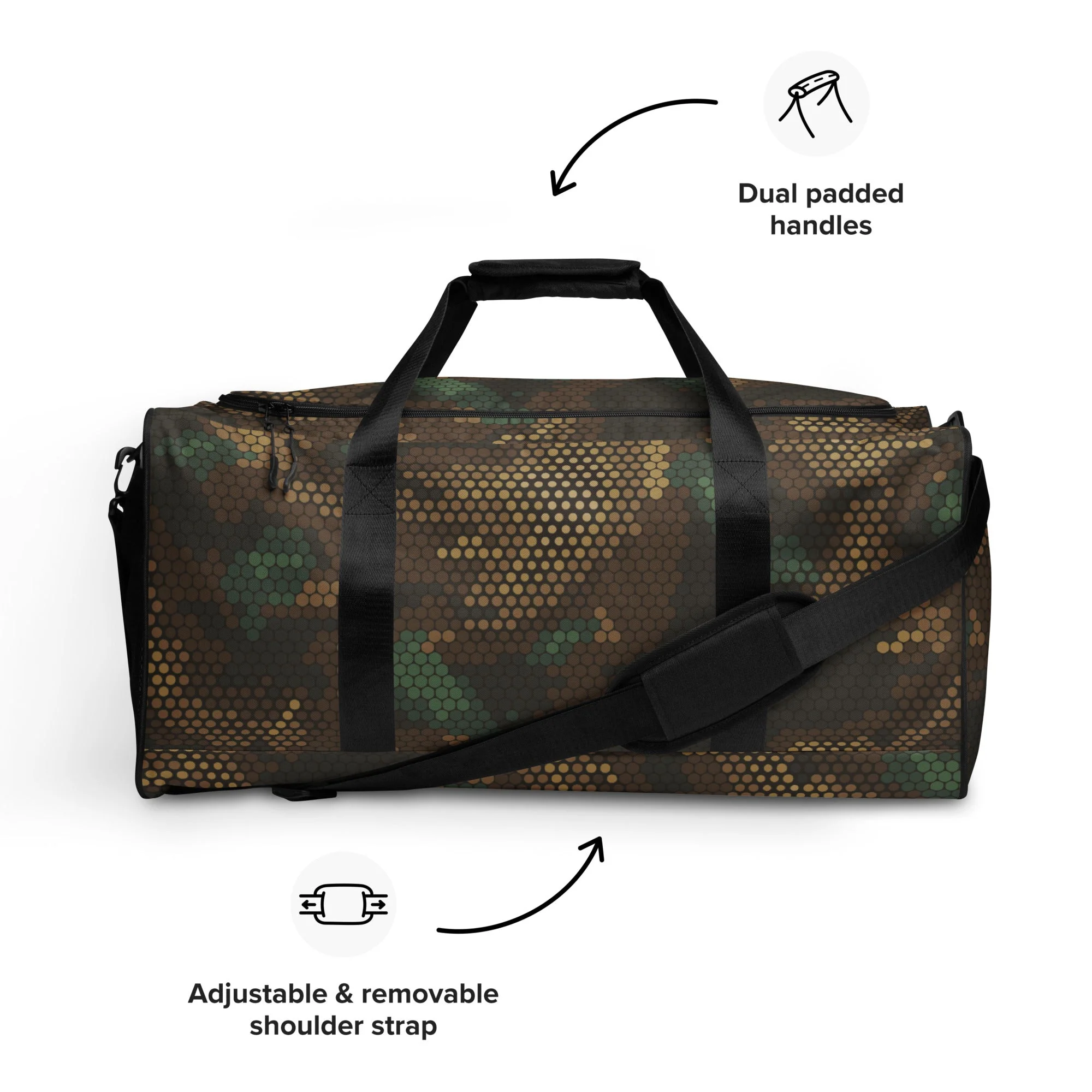 Multi-terrain Dot CAMO Duffle Bag - Image 3