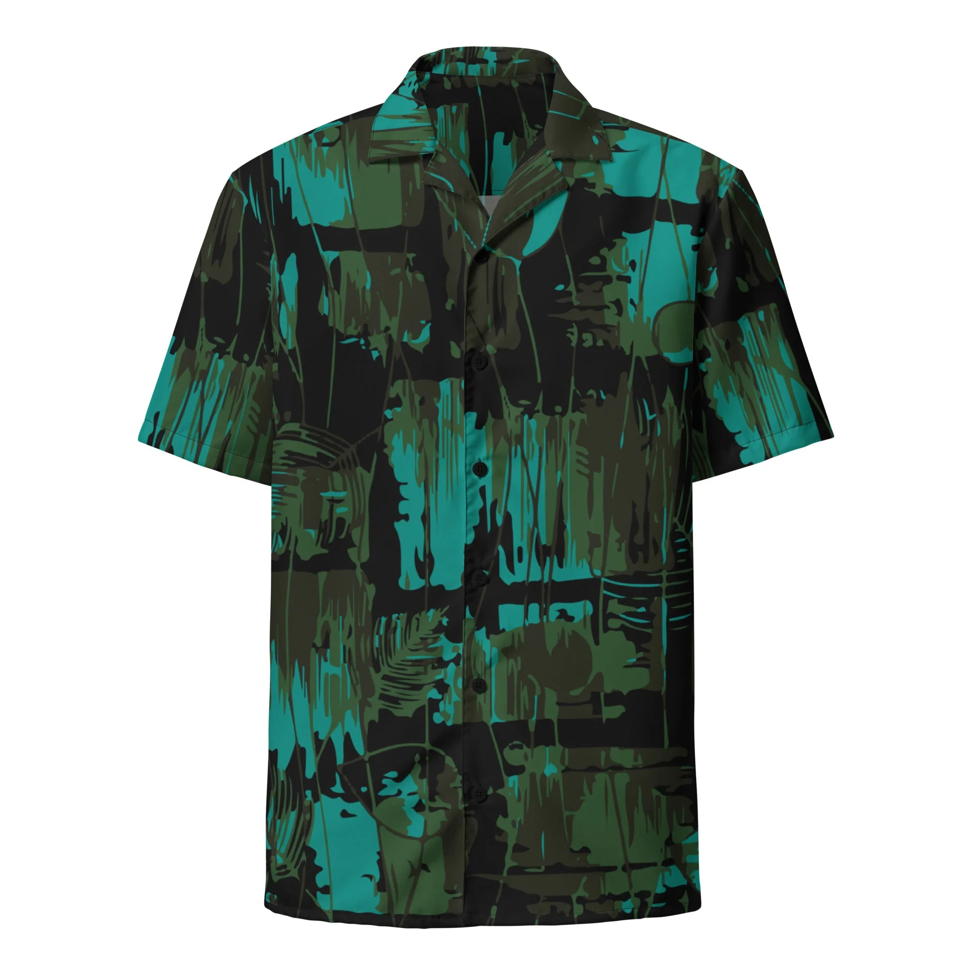 NEO Jungle CAMO Unisex Short-Sleeve Button Shirt - Image 15