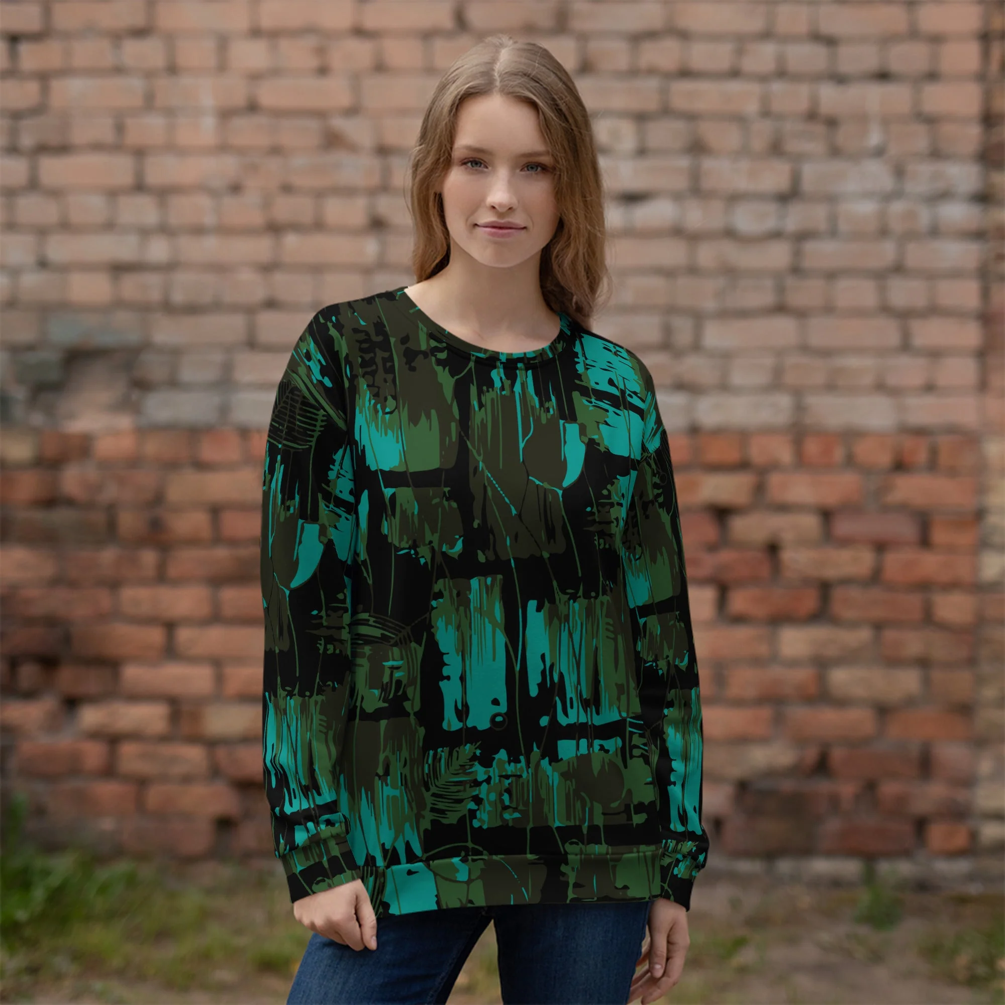 NEO Jungle CAMO Unisex Sweatshirt - Image 2