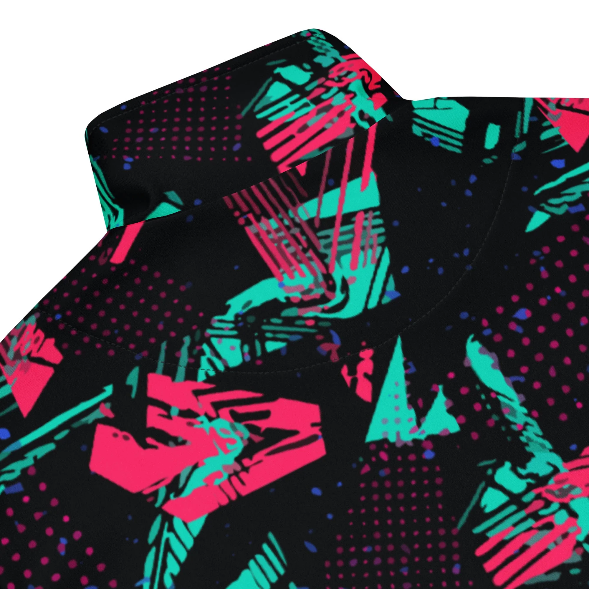 Neon Shatter CAMO Unisex Track Jacket - Image 14