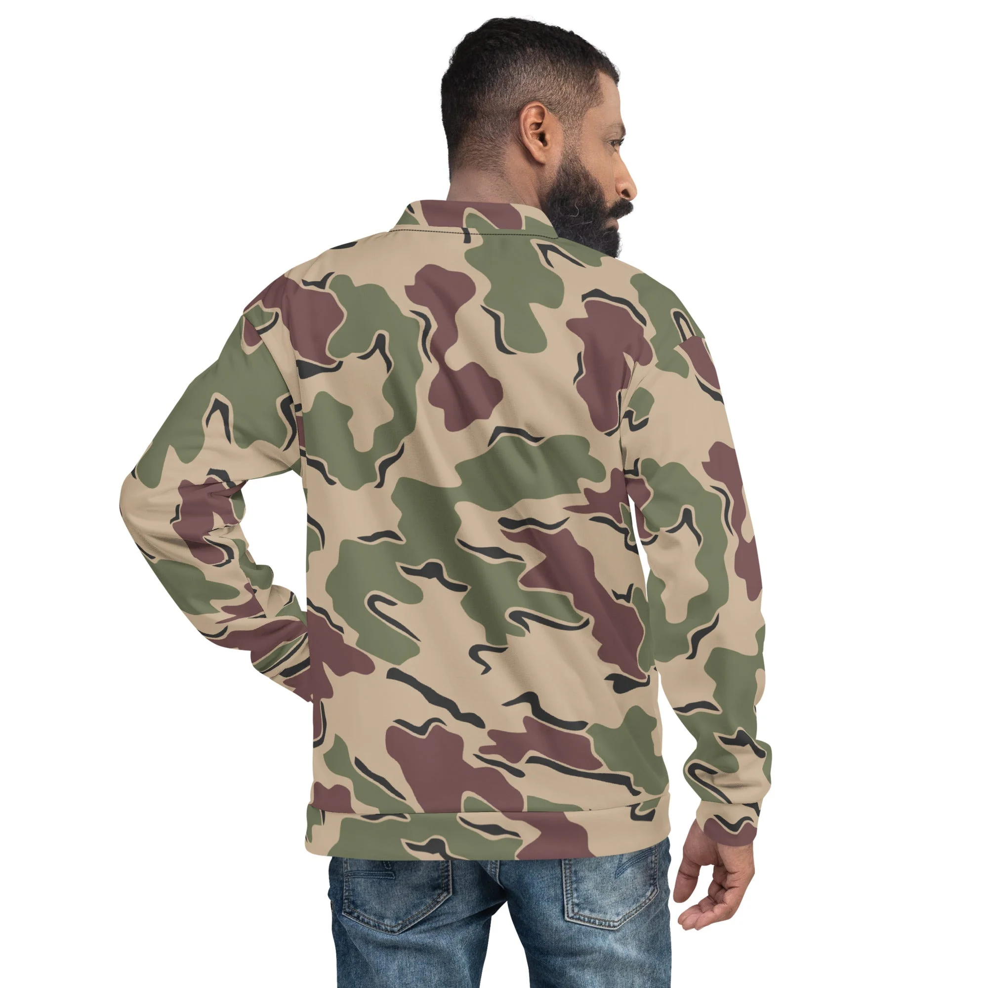 Belgian Jigsaw Korps Mariniers CAMO Unisex Bomber Jacket - Image 2