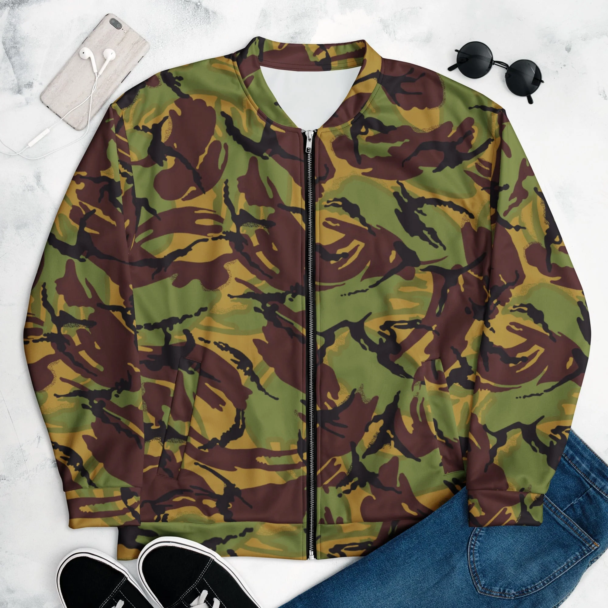 New Zealand DPM CAMO Unisex Bomber Jacket - Image 3