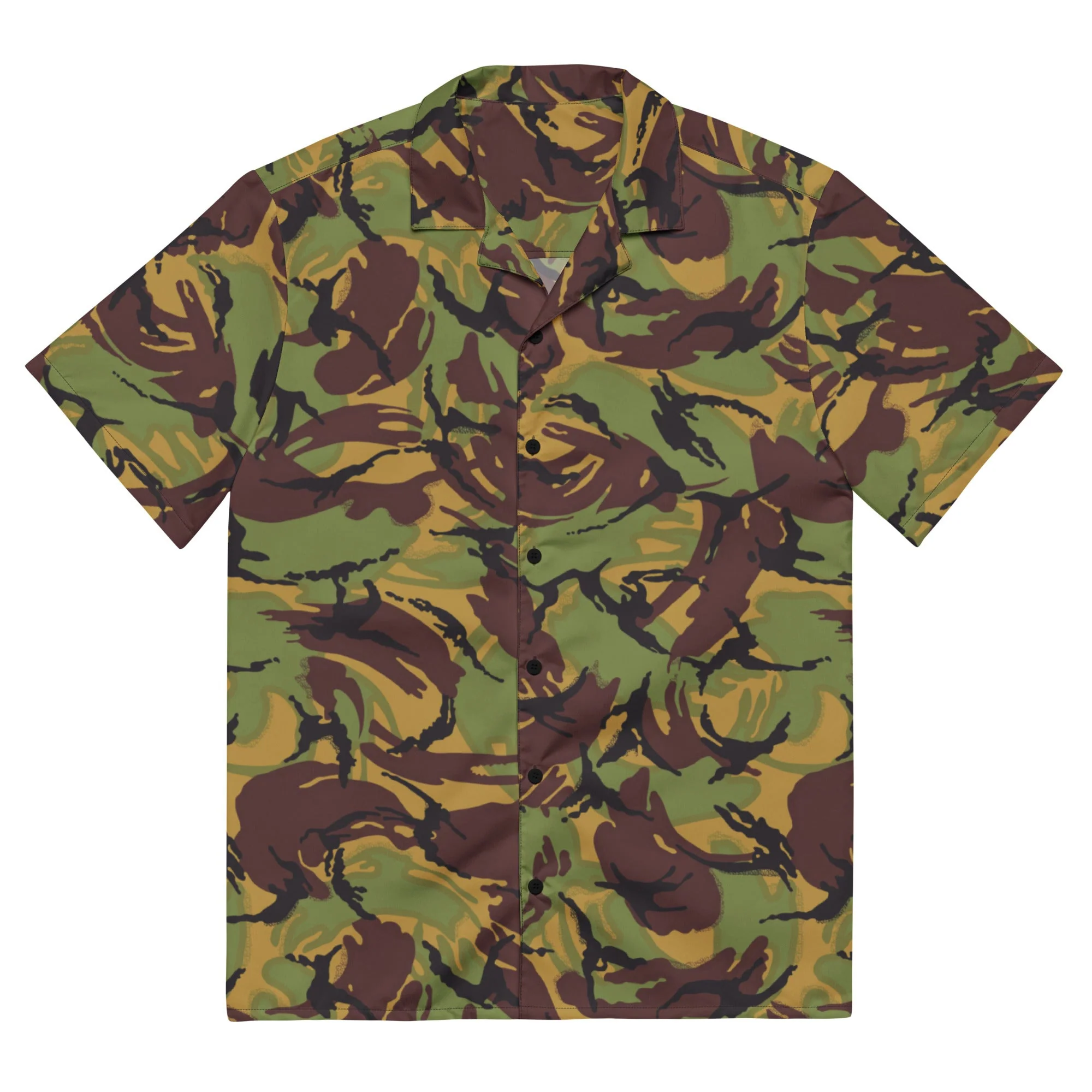 New Zealand DPM CAMO Unisex Short-Sleeve Button Shirt - Image 3