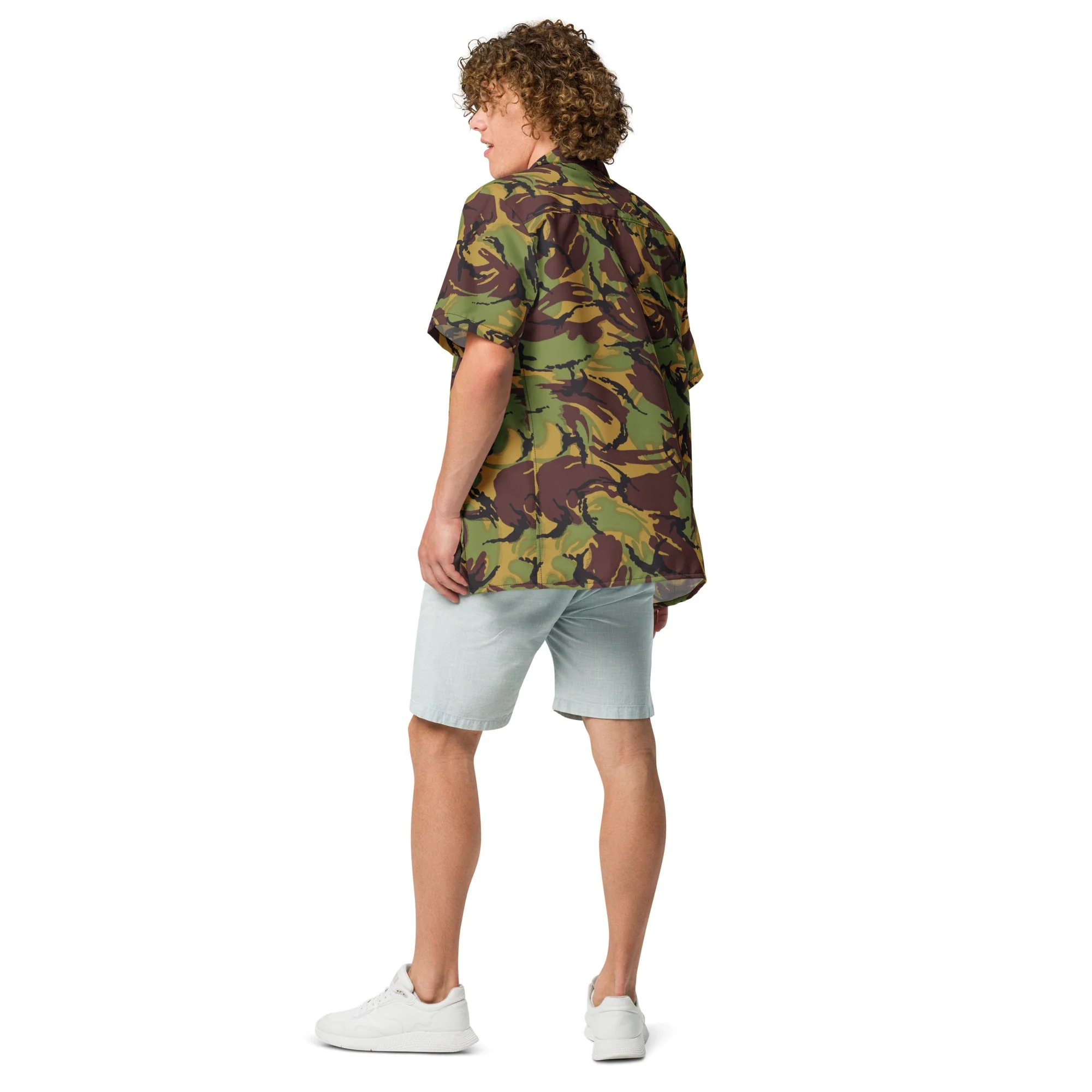 New Zealand DPM CAMO Unisex Short-Sleeve Button Shirt - Image 5