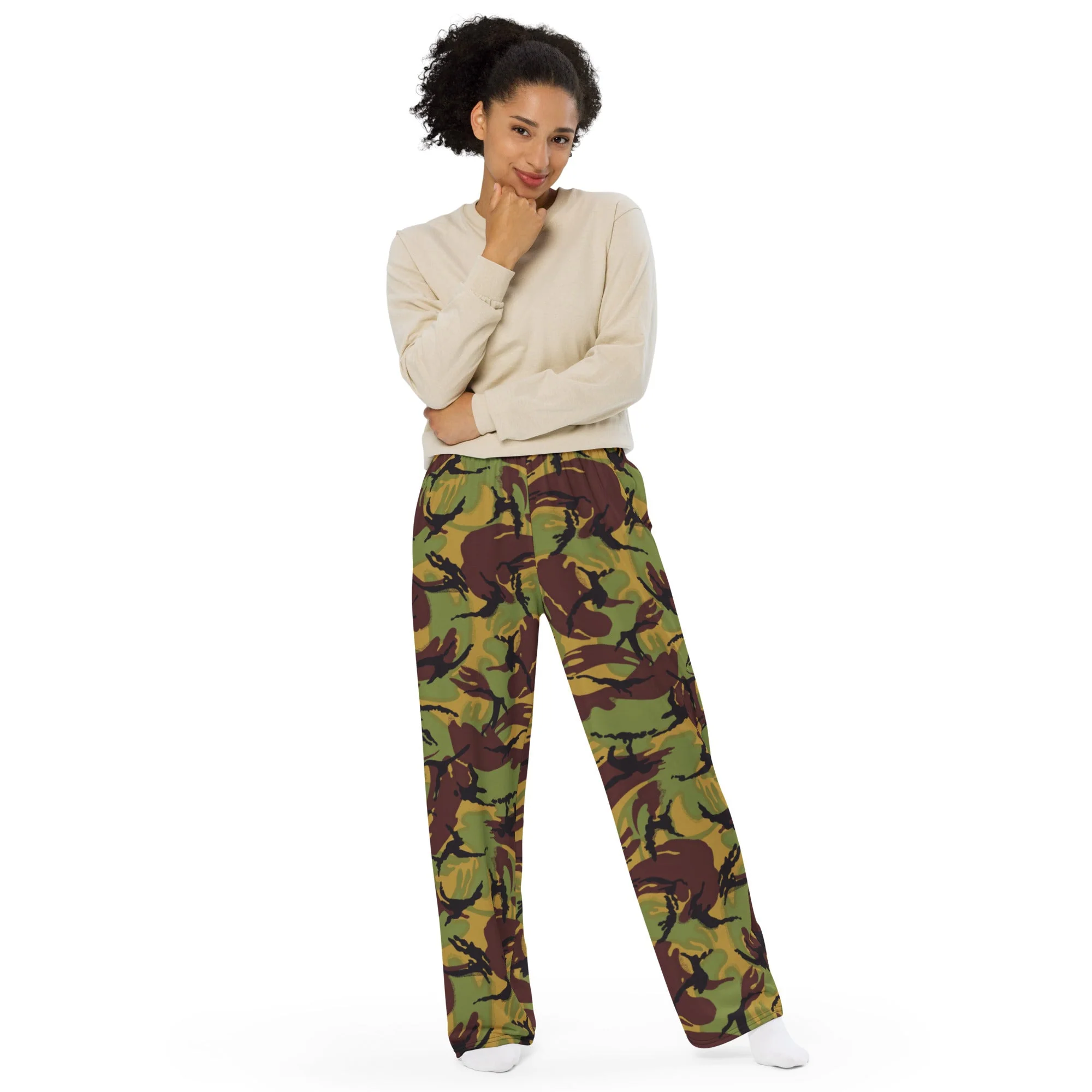 New Zealand DPM CAMO Unisex Wide-Leg Leisure Pants - Image 10