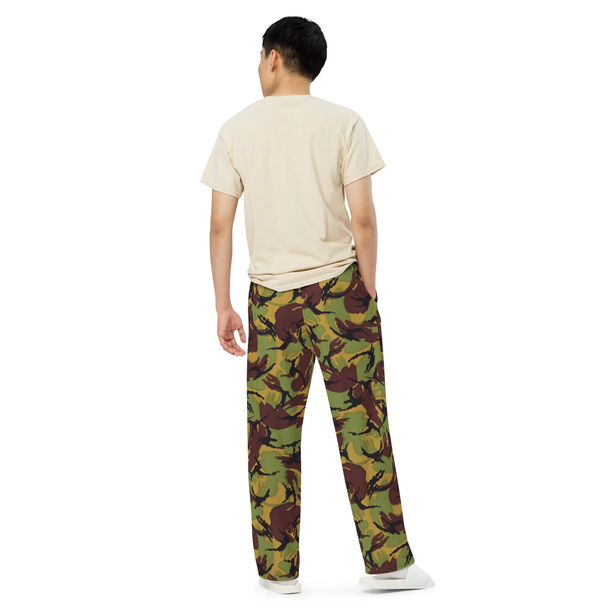New Zealand DPM CAMO Unisex Wide-Leg Leisure Pants - Image 4