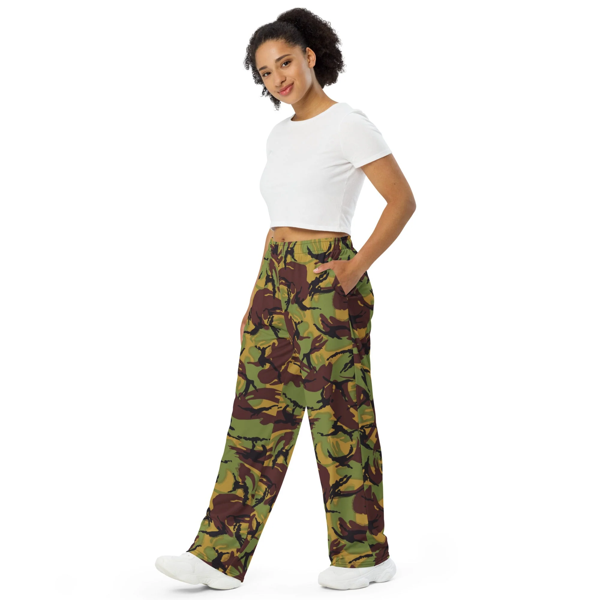 New Zealand DPM CAMO Unisex Wide-Leg Leisure Pants - Image 5