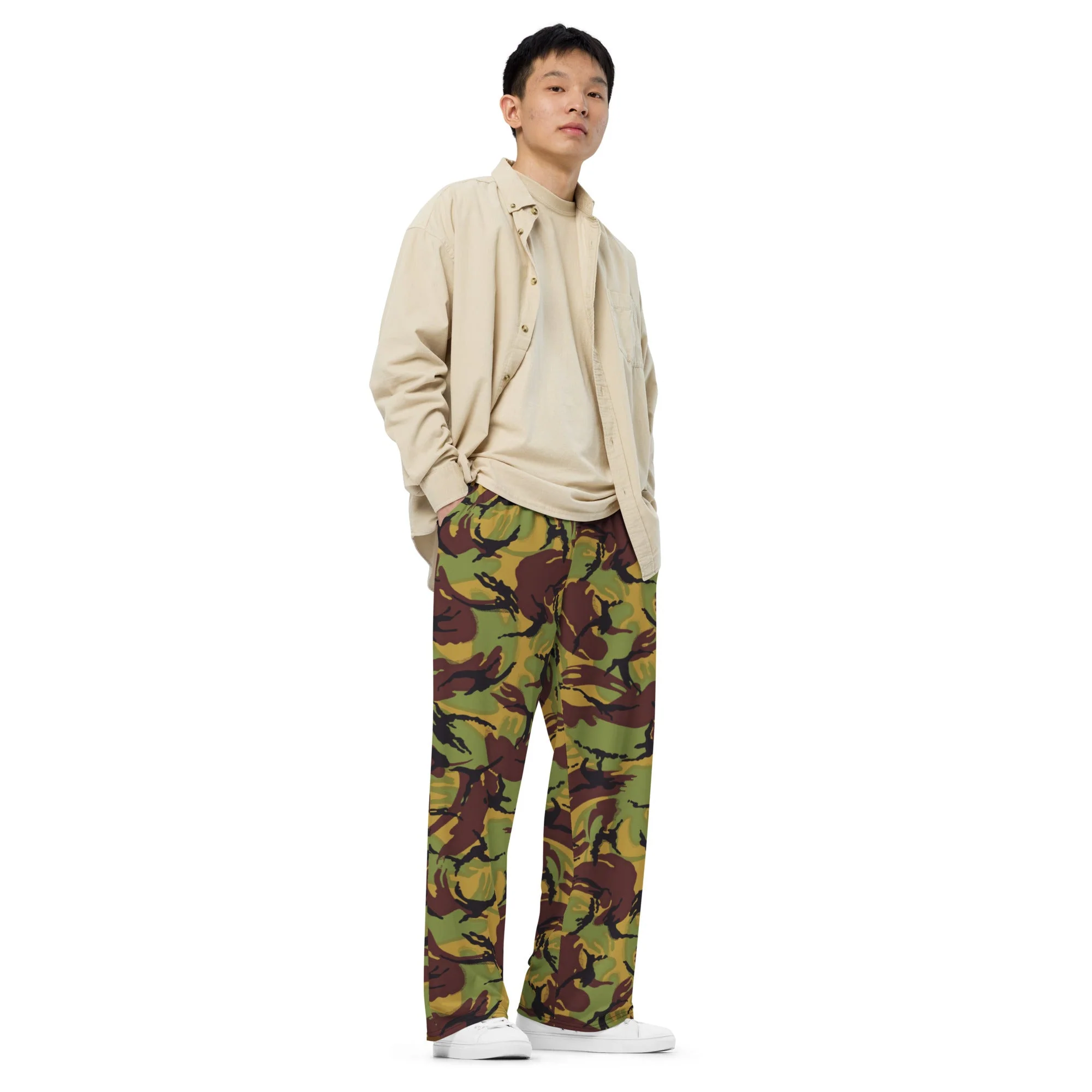New Zealand DPM CAMO Unisex Wide-Leg Leisure Pants - Image 9