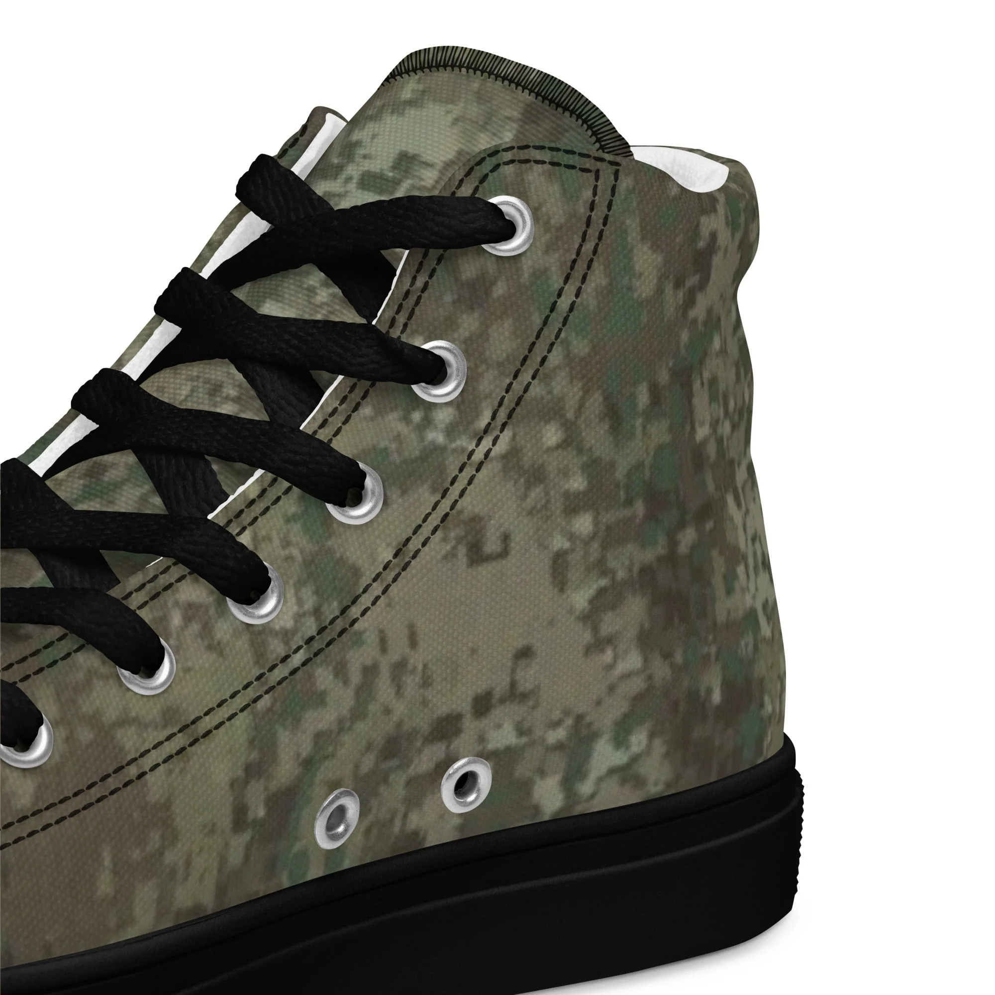 New Zealand Multi-Terrain CAMO Mens High-Top Canvas Shoes - Image 4