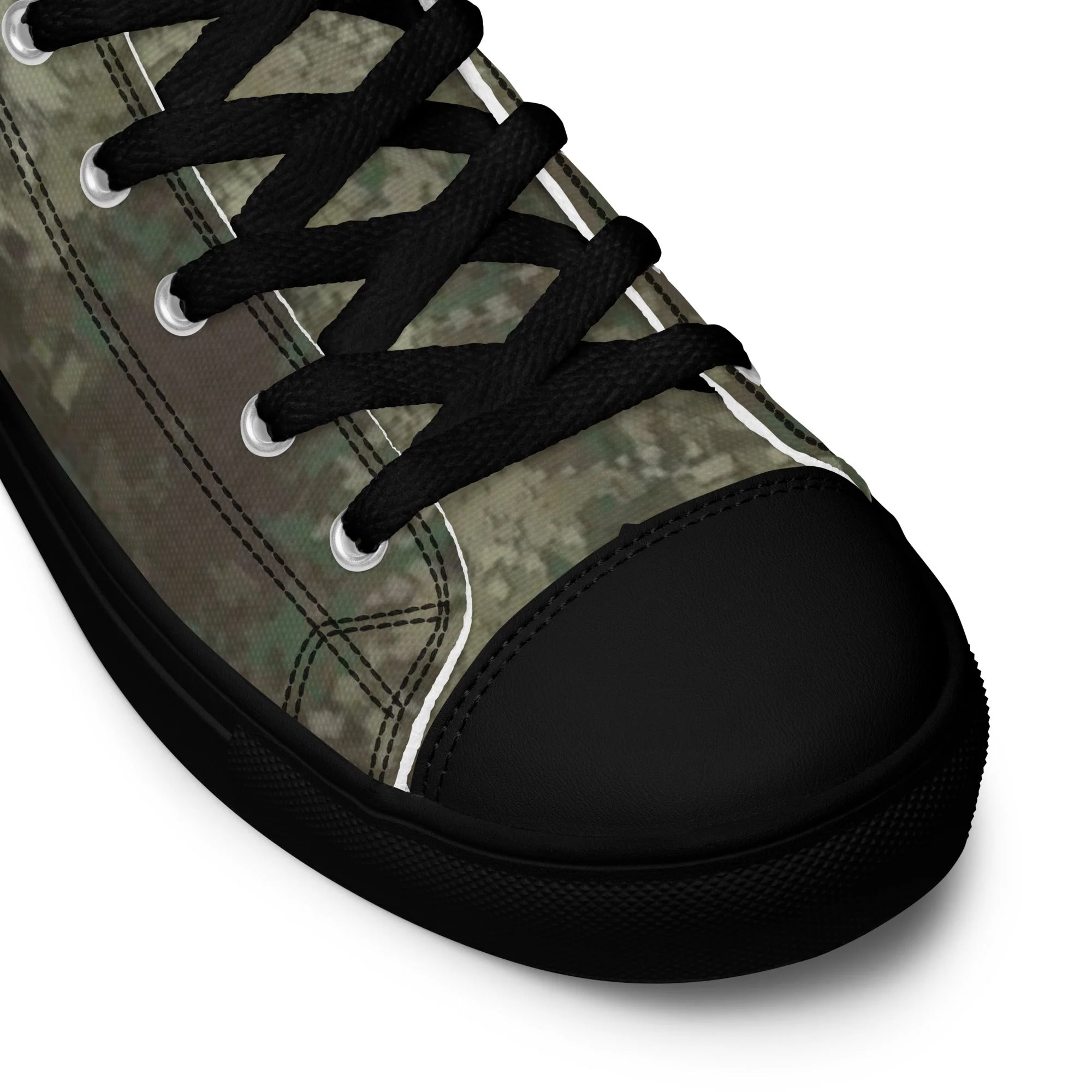 New Zealand Multi-Terrain CAMO Mens High-Top Canvas Shoes - Image 5