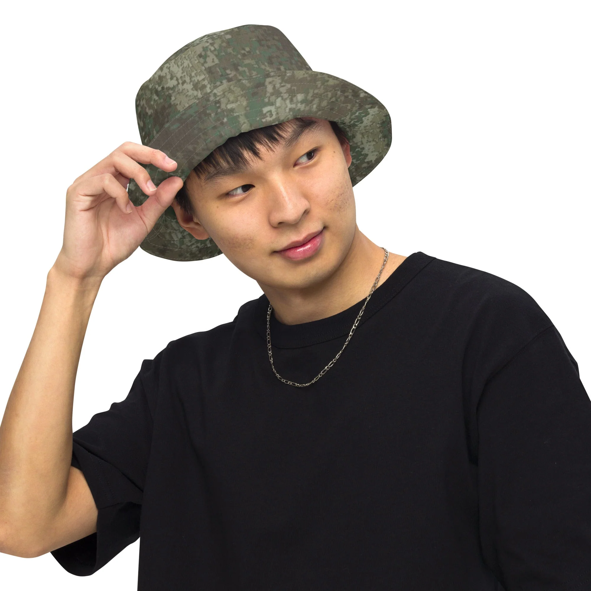 New Zealand Multi-Terrain CAMO Reversible Bucket Hat - Image 8