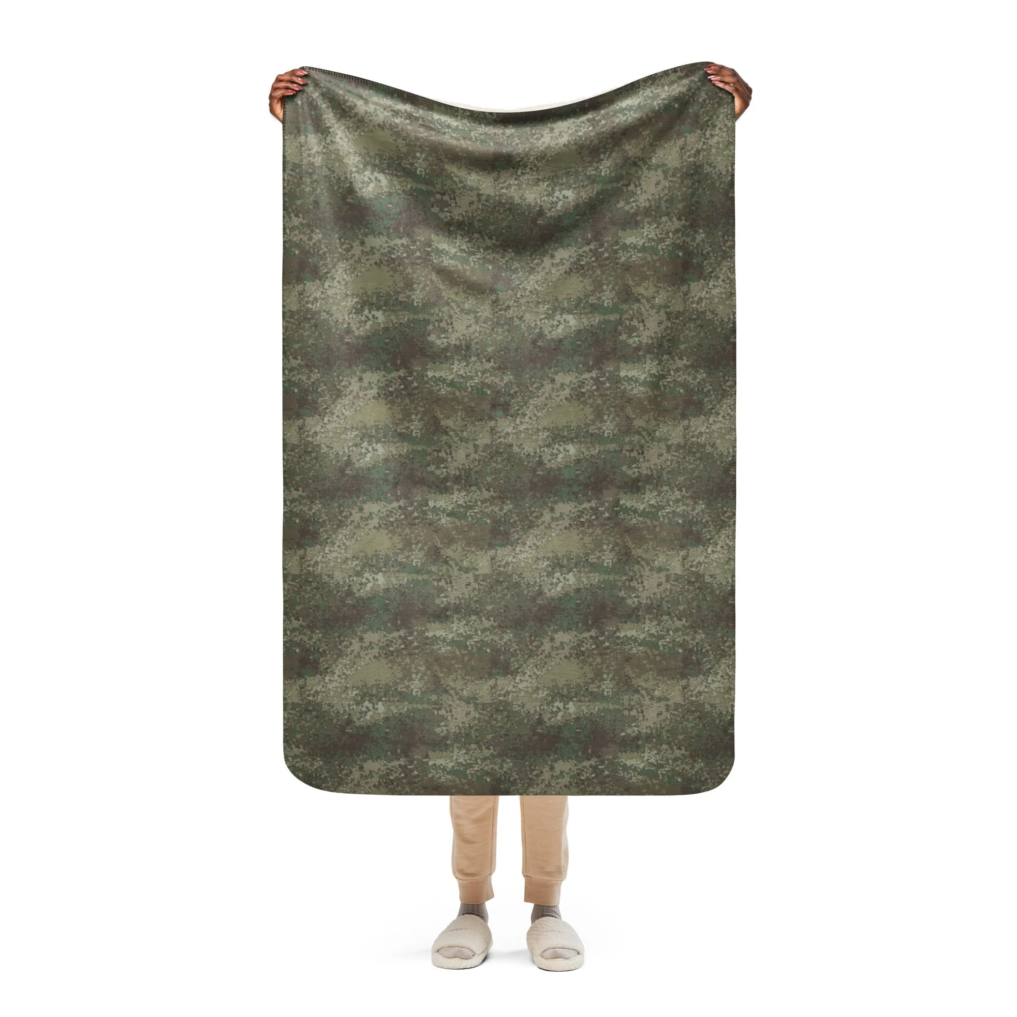 New Zealand Multi-Terrain CAMO Sherpa Blanket - Image 15