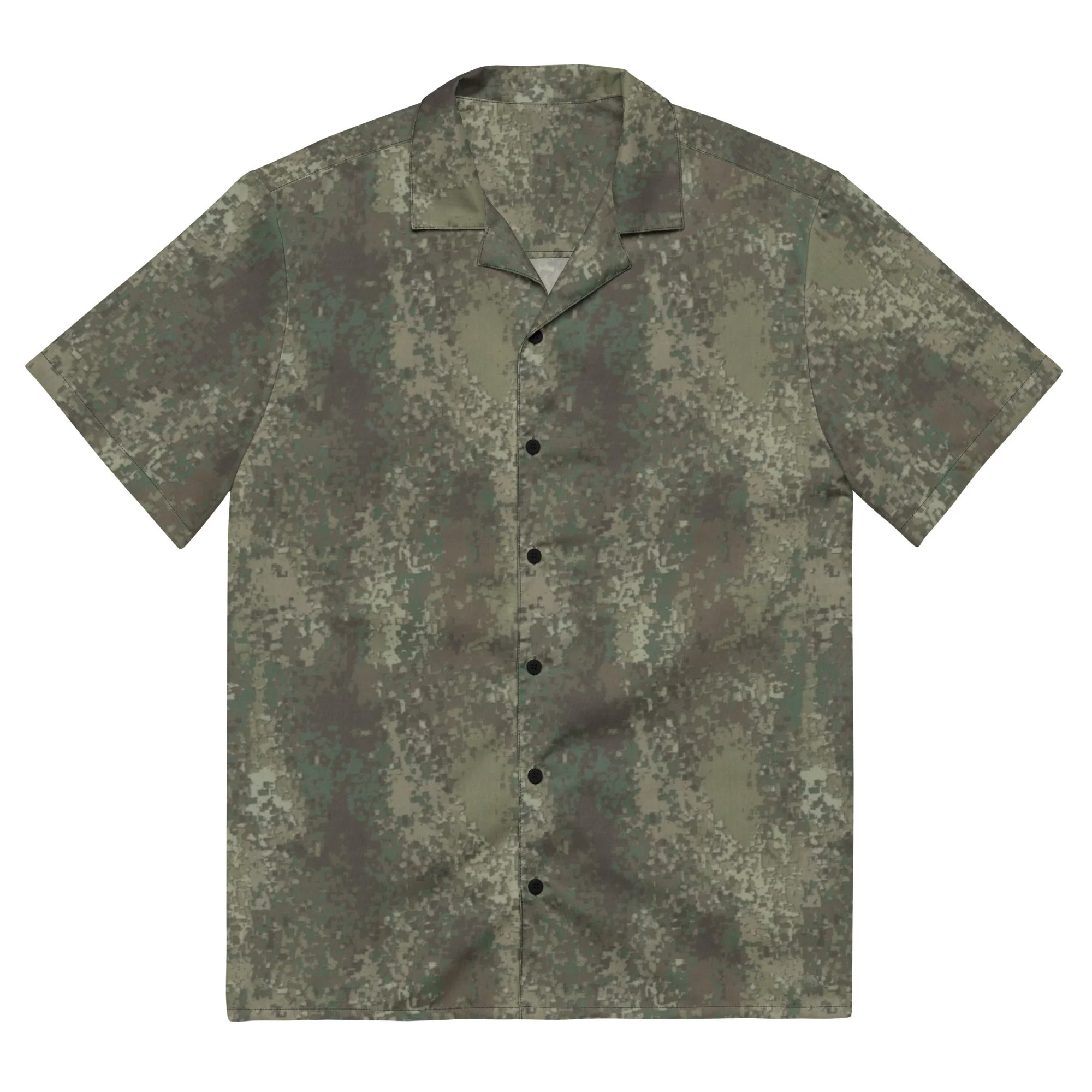 New Zealand Multi-Terrain CAMO Unisex Short-Sleeve Button Shirt - Image 3